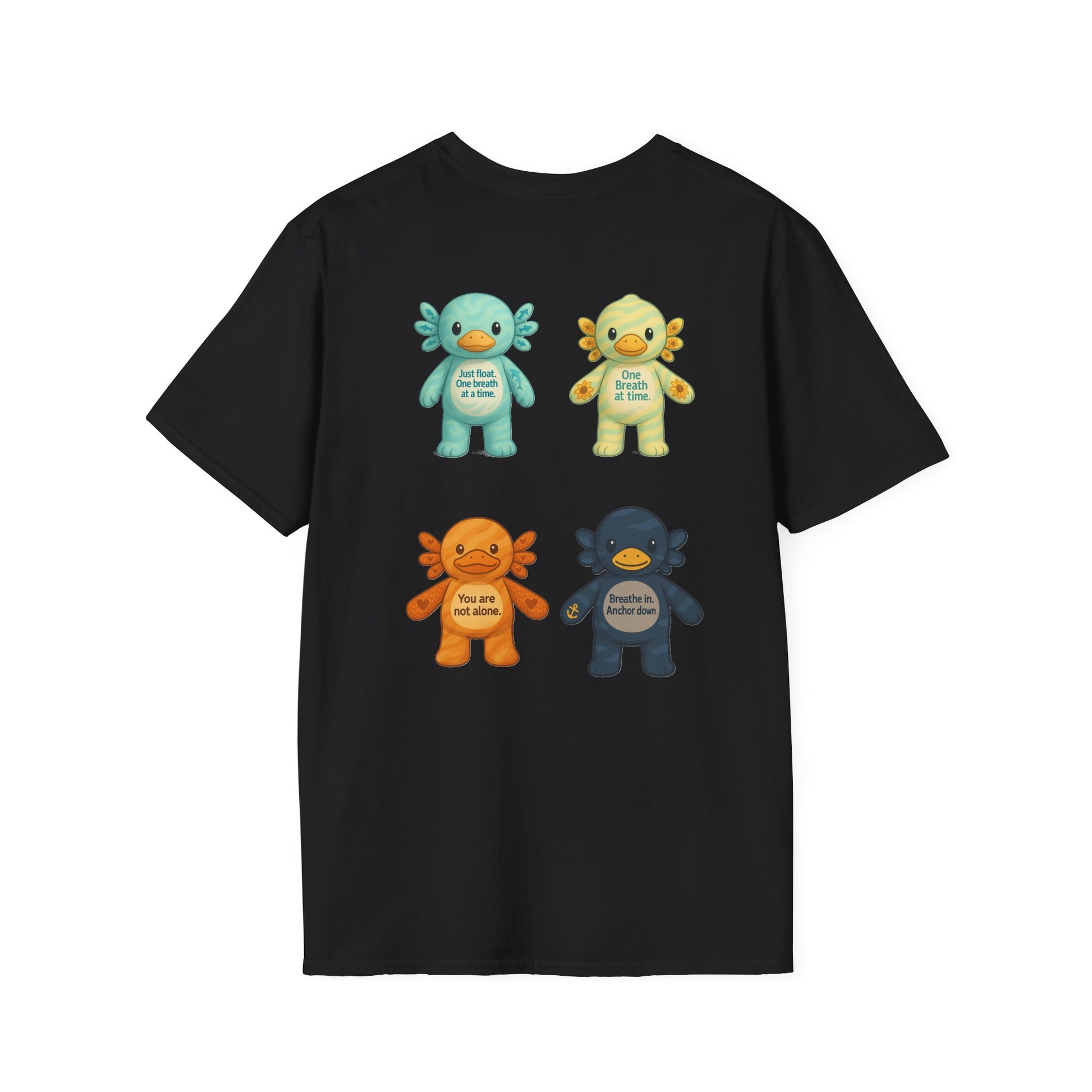 MamiPals Unisex Softstyle T-Shirt, Cute Monsters Tee, Unique Gift, Family Fun Shirt, Birthday Party Apparel, Playful Everyday Wear
