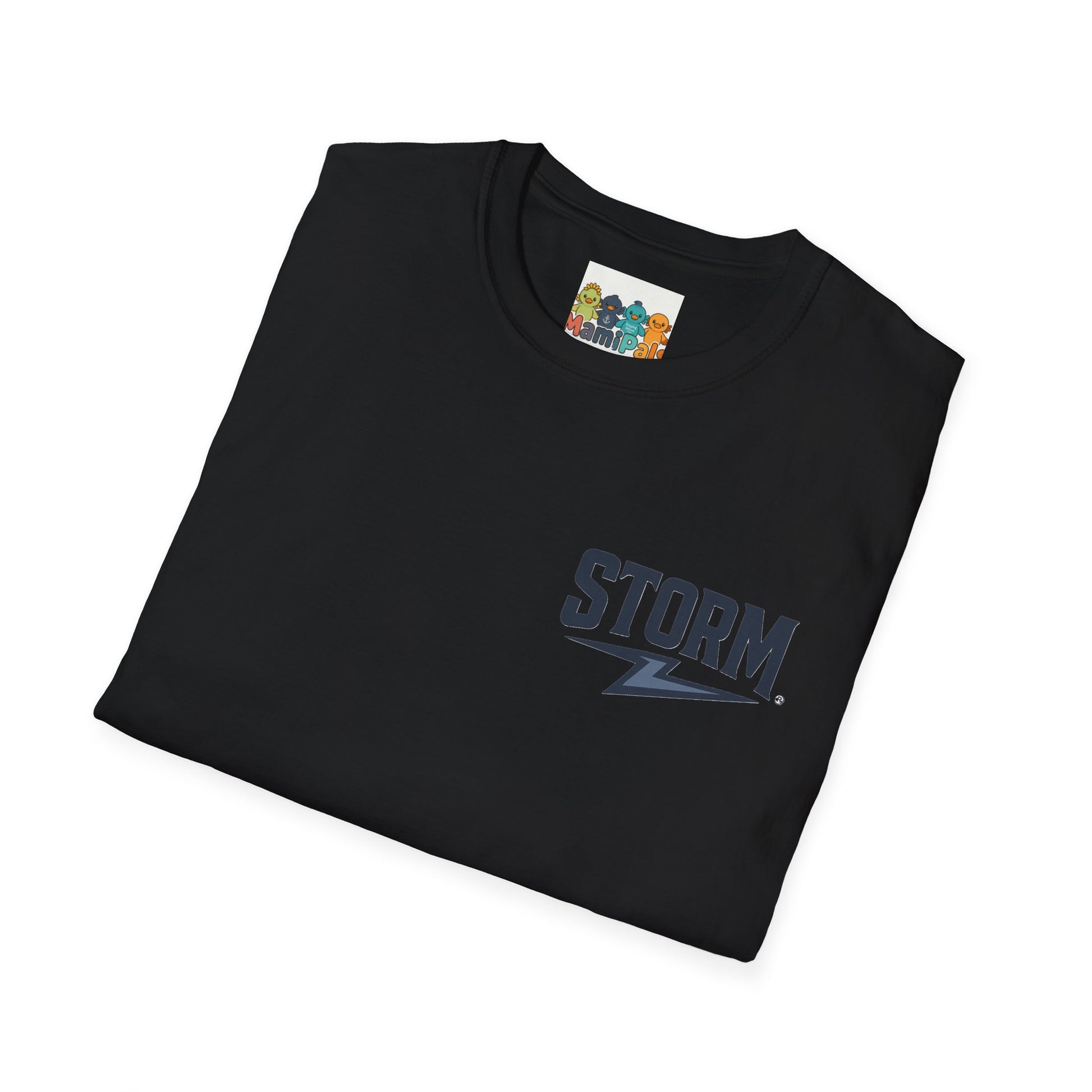 Stormy Duck Unisex T-Shirt, Cute Casual Tee, Fun Gift for Kids & Adults, Summer Adventure Apparel, Rainy Day Outfit