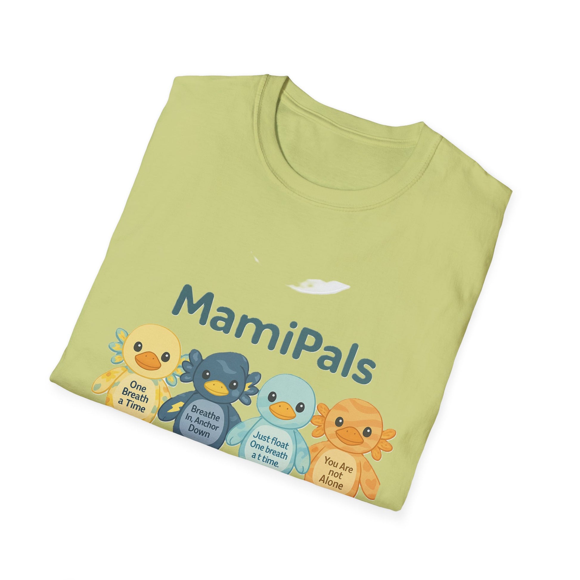 MamiPals Unisex Softstyle T-Shirt, Cute Monsters Tee, Unique Gift, Family Fun Shirt, Birthday Party Apparel, Playful Everyday Wear