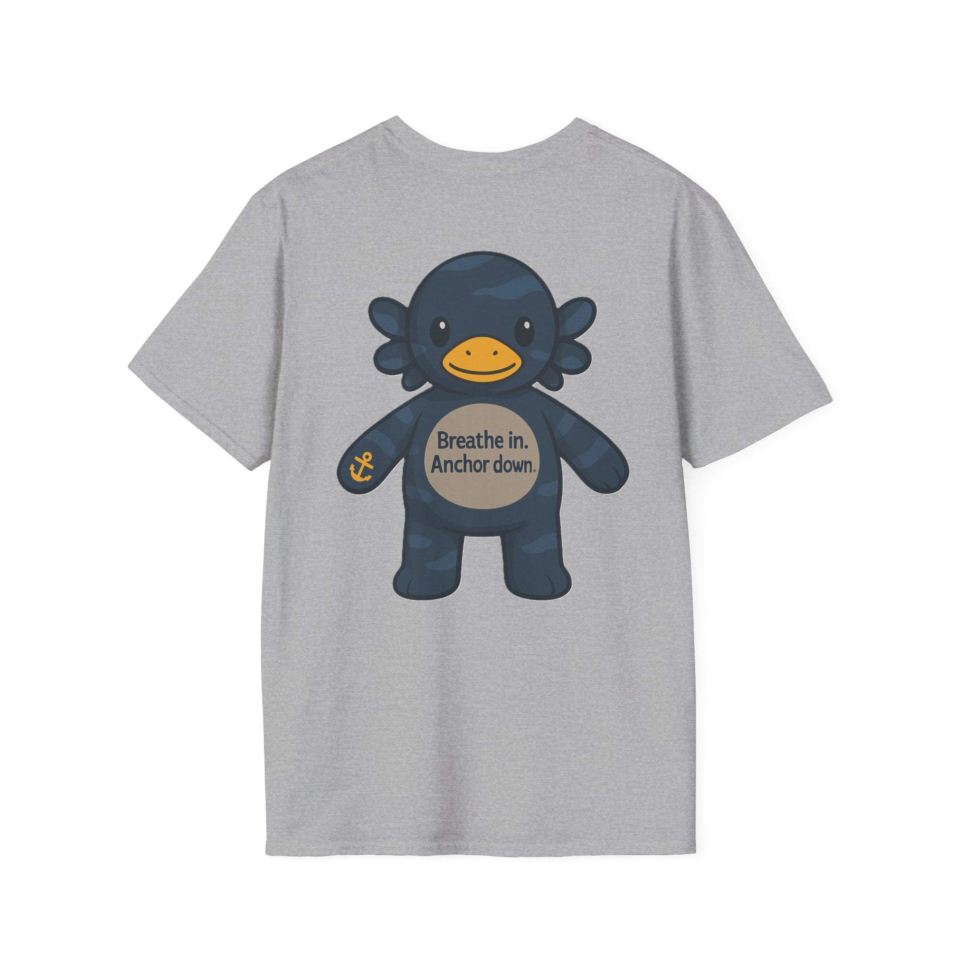 Stormy Duck Unisex T-Shirt, Cute Casual Tee, Fun Gift for Kids & Adults, Summer Adventure Apparel, Rainy Day Outfit