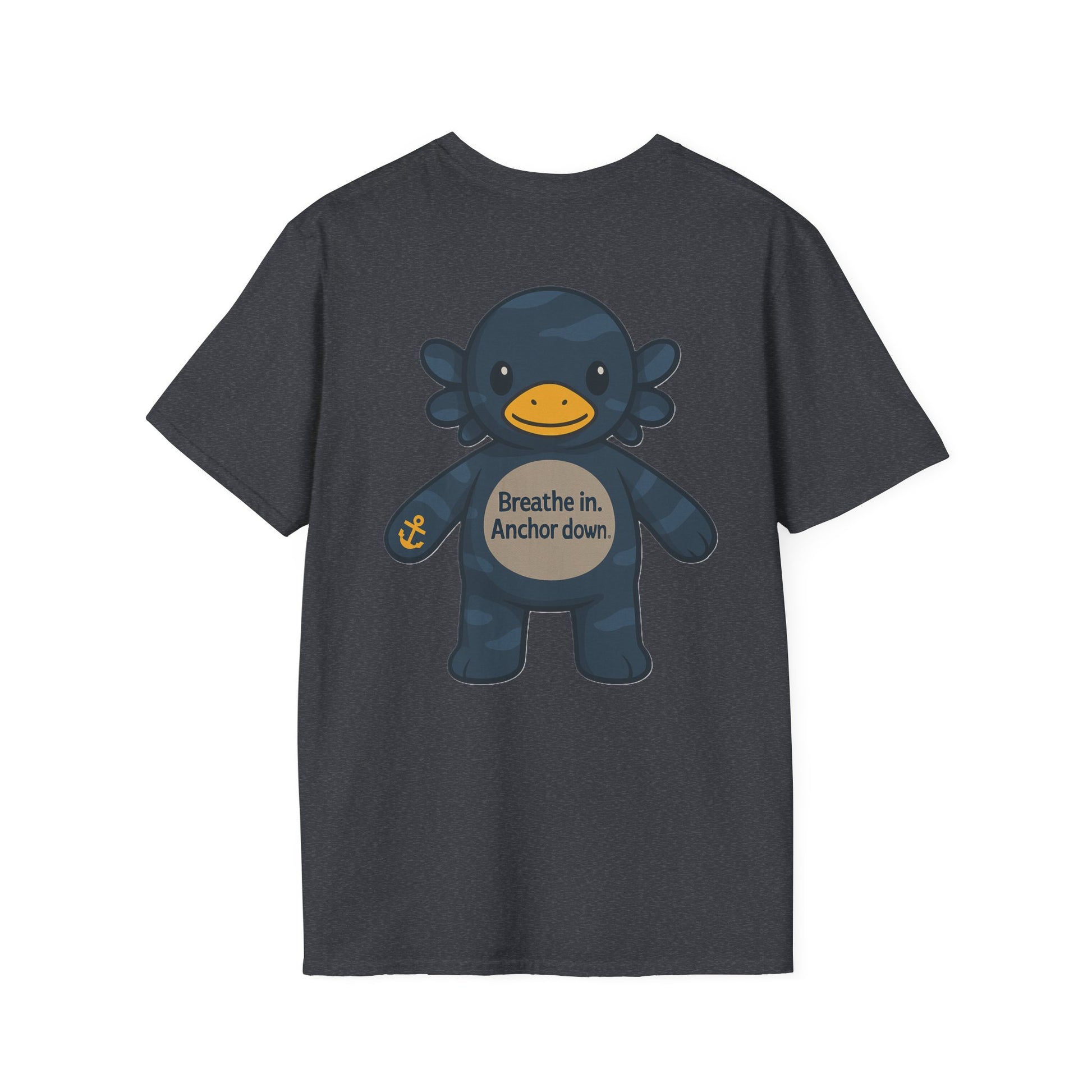 Stormy Duck Unisex T-Shirt, Cute Casual Tee, Fun Gift for Kids & Adults, Summer Adventure Apparel, Rainy Day Outfit