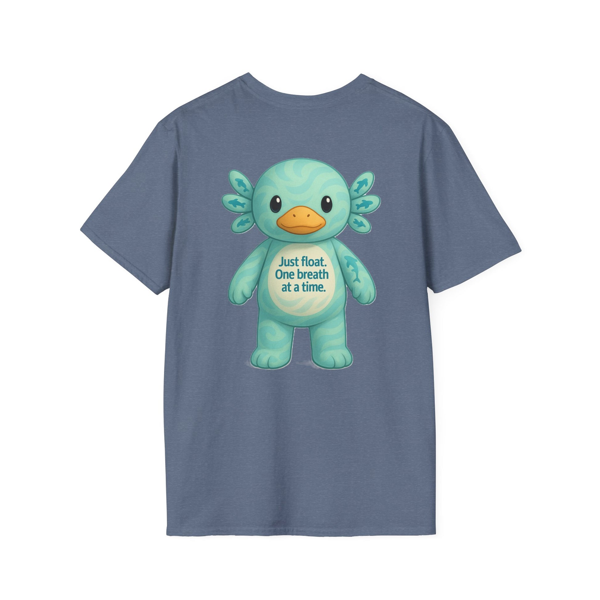 Unisex Softstyle T-Shirt, Float Theme Tee, Cute Quirky Shirt, Relaxation Apparel, Gift for Water Lovers, Affirmation Fashion