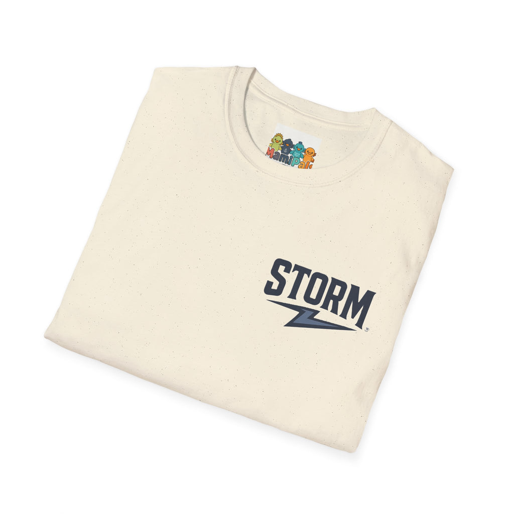 Stormy Duck Unisex T-Shirt, Cute Casual Tee, Fun Gift for Kids & Adults, Summer Adventure Apparel, Rainy Day Outfit