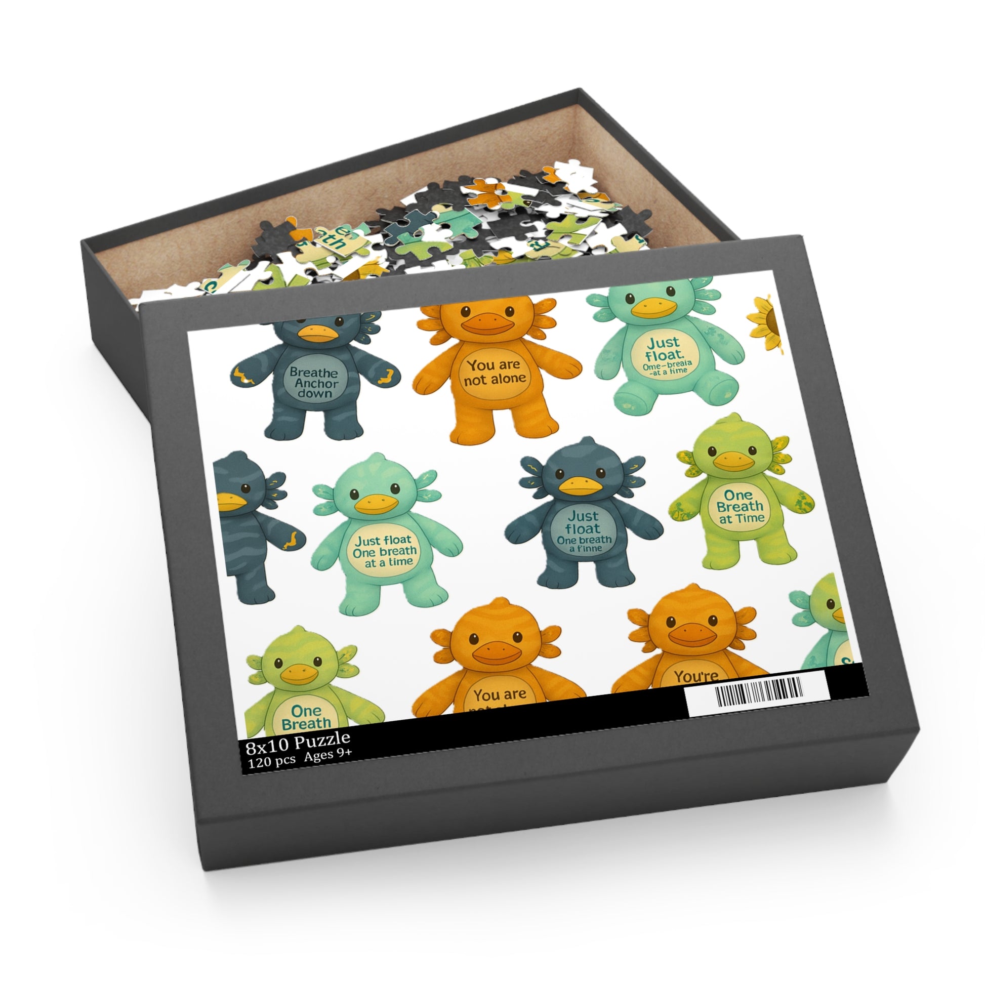 Mindful Creature Puzzle - 120/252/500-Piece, Stress Relief, Family Fun, Inspirational Gift, Mental Health Awareness