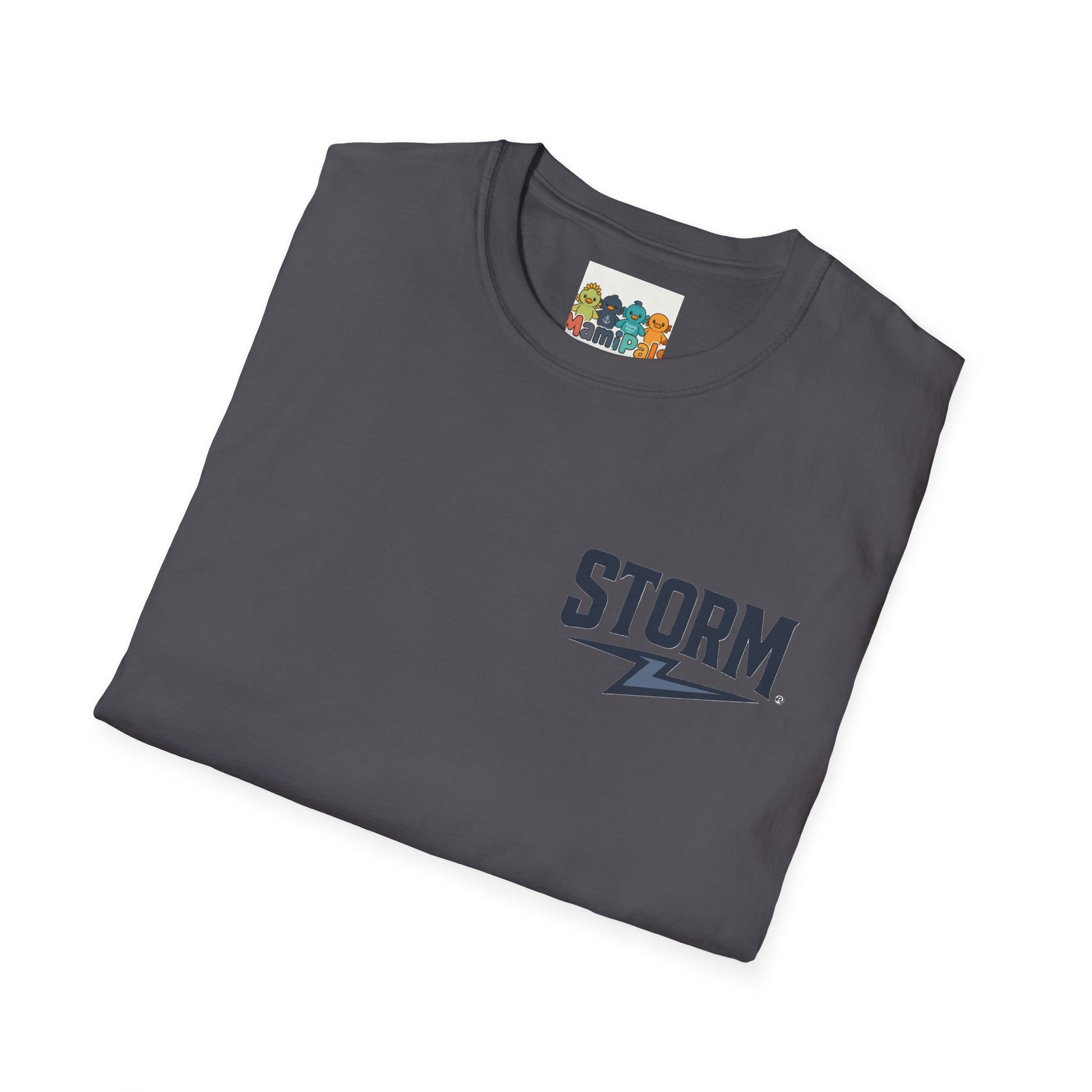 Stormy Duck Unisex T-Shirt, Cute Casual Tee, Fun Gift for Kids & Adults, Summer Adventure Apparel, Rainy Day Outfit