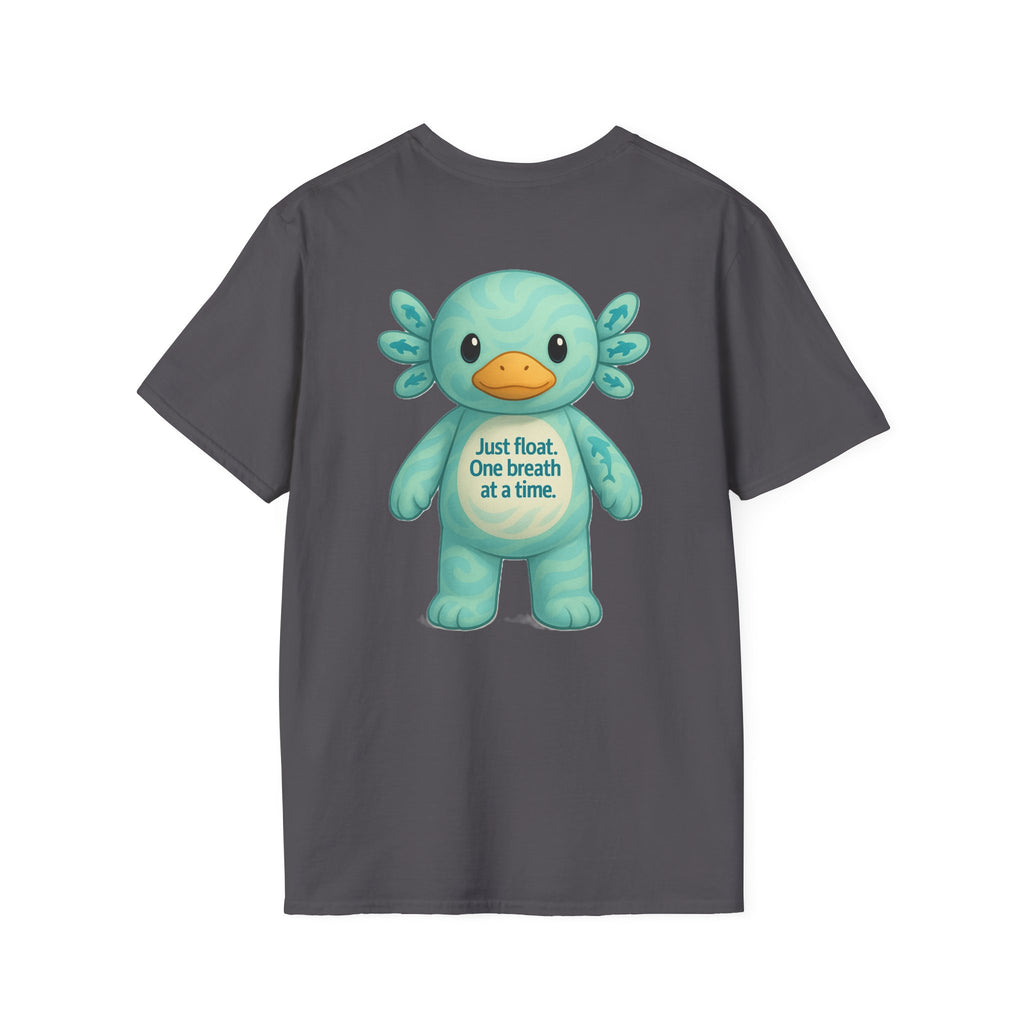 Unisex Softstyle T-Shirt, Float Theme Tee, Cute Quirky Shirt, Relaxation Apparel, Gift for Water Lovers, Affirmation Fashion