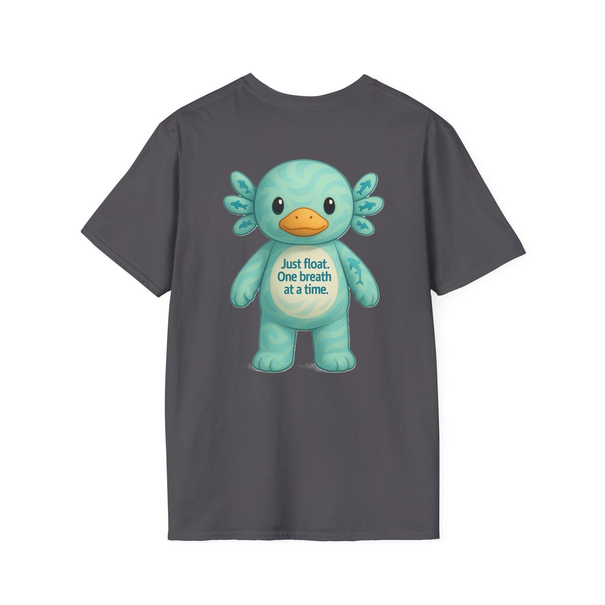 Unisex Softstyle T-Shirt, Float Theme Tee, Cute Quirky Shirt, Relaxation Apparel, Gift for Water Lovers, Affirmation Fashion
