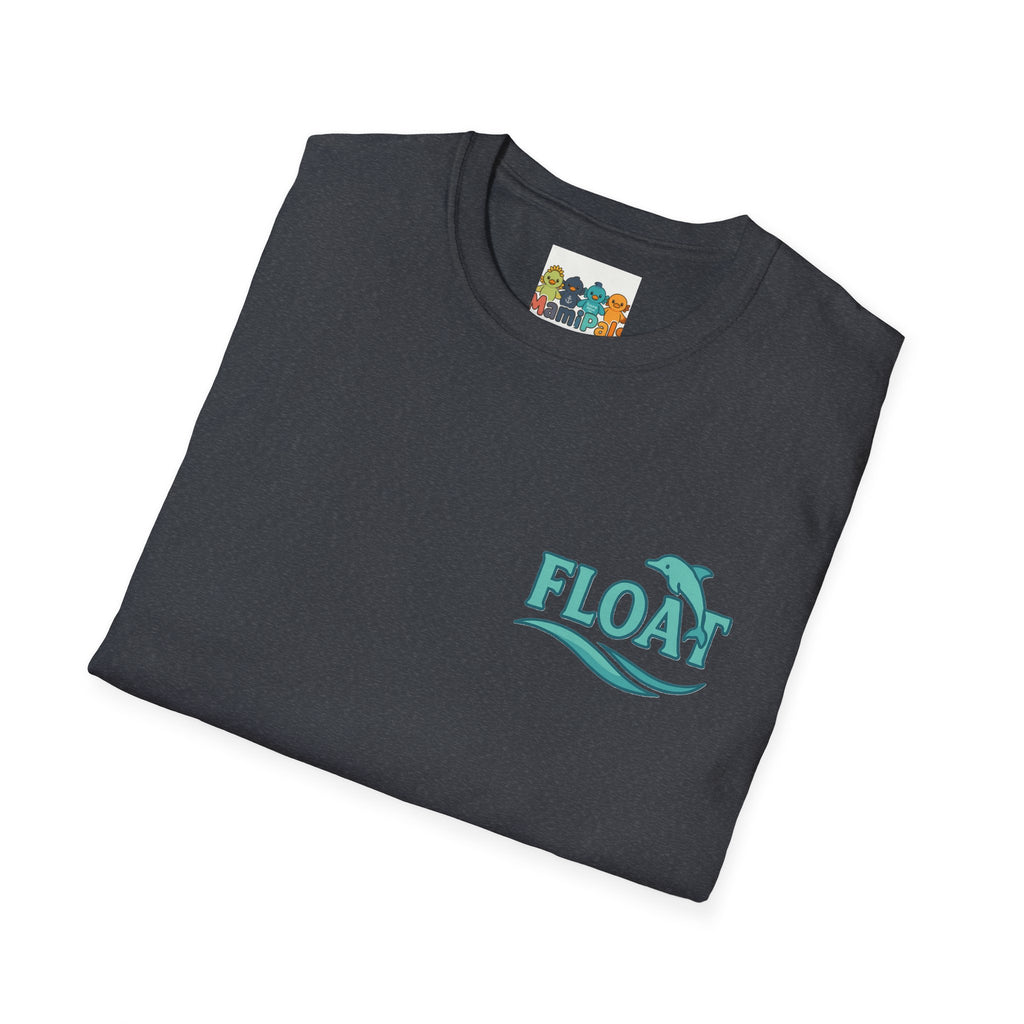 Unisex Softstyle T-Shirt, Float Theme Tee, Cute Quirky Shirt, Relaxation Apparel, Gift for Water Lovers, Affirmation Fashion