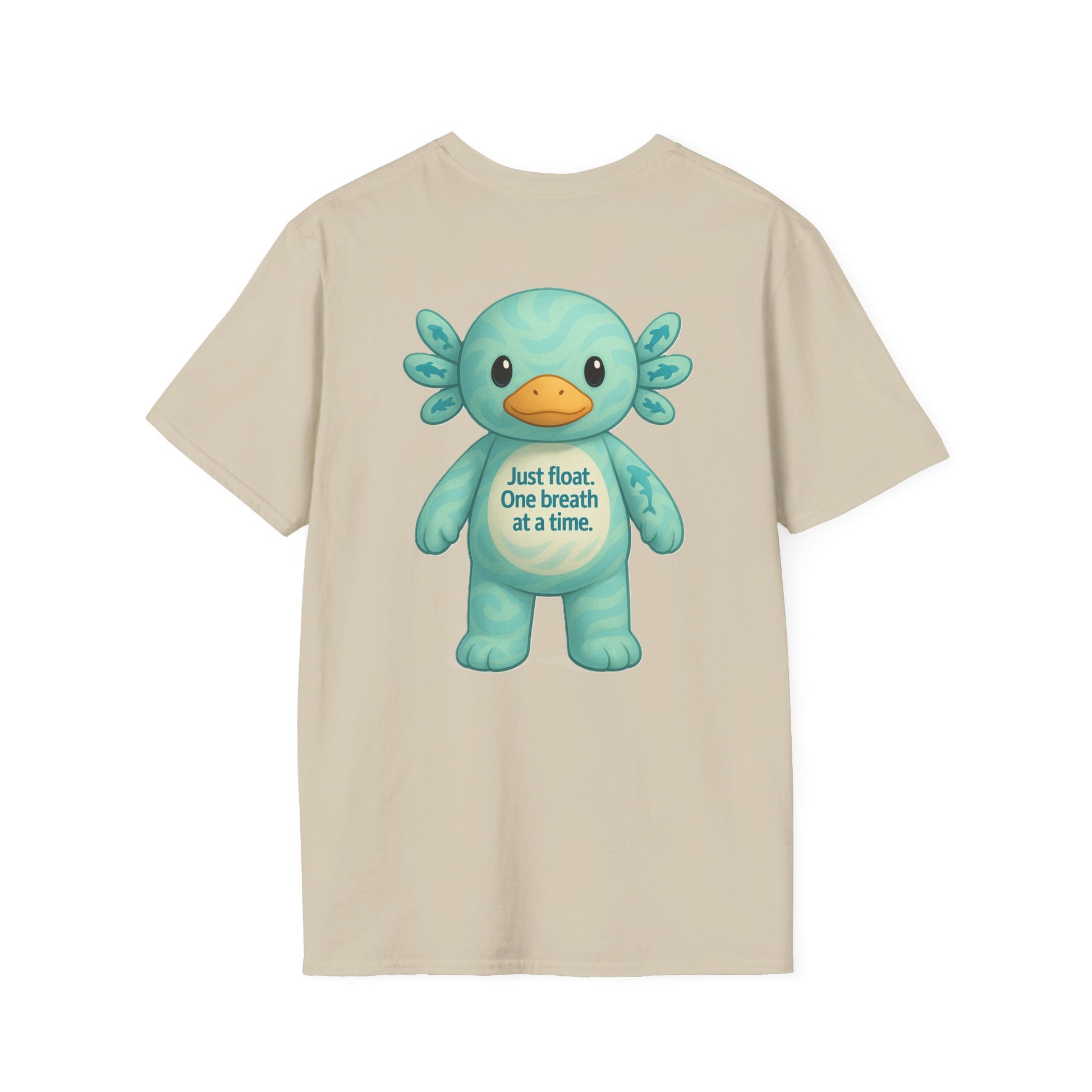 Unisex Softstyle T-Shirt, Float Theme Tee, Cute Quirky Shirt, Relaxation Apparel, Gift for Water Lovers, Affirmation Fashion