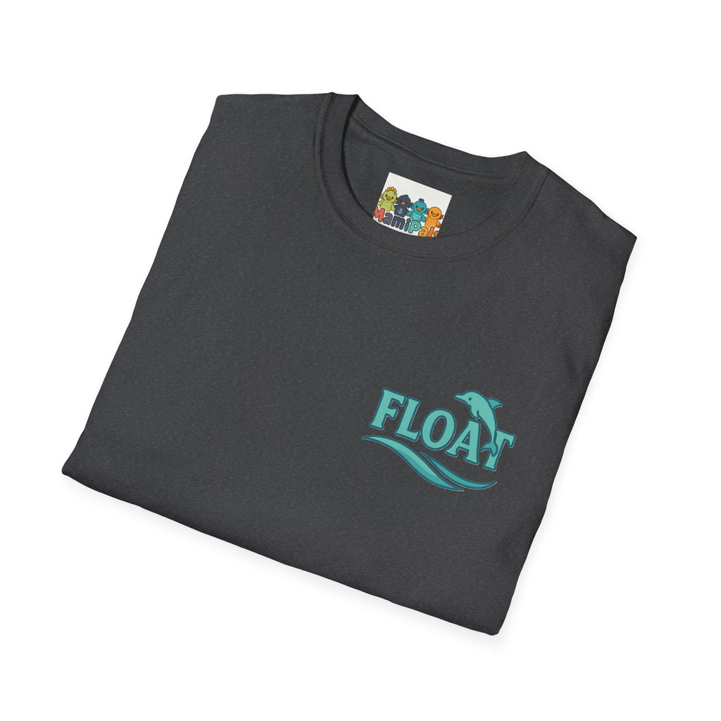 Unisex Softstyle T-Shirt, Float Theme Tee, Cute Quirky Shirt, Relaxation Apparel, Gift for Water Lovers, Affirmation Fashion