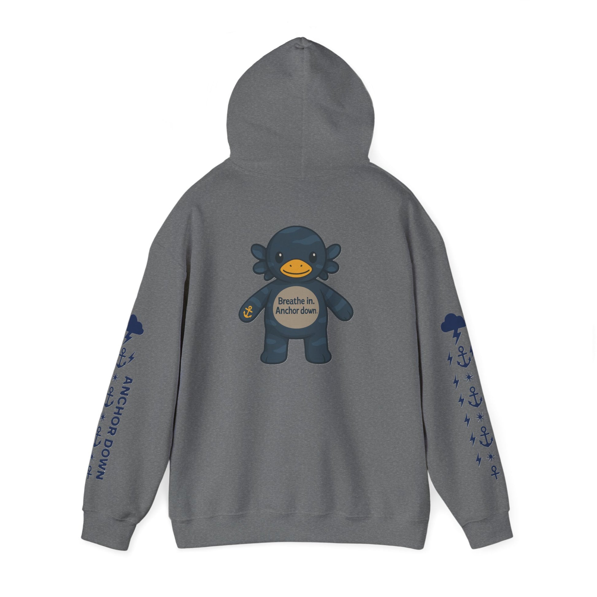 Nautical Storm Hoodie, Unisex Pullover, Cozy Sweatshirt, Gifts for Fishermen, Unique Beachwear, Casual Fishing Apparel
