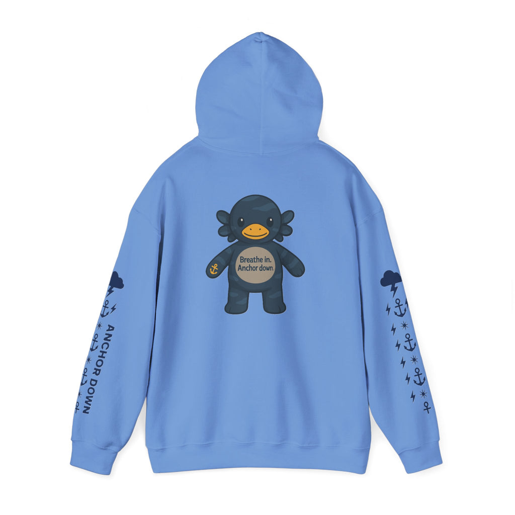 Nautical Storm Hoodie, Unisex Pullover, Cozy Sweatshirt, Gifts for Fishermen, Unique Beachwear, Casual Fishing Apparel