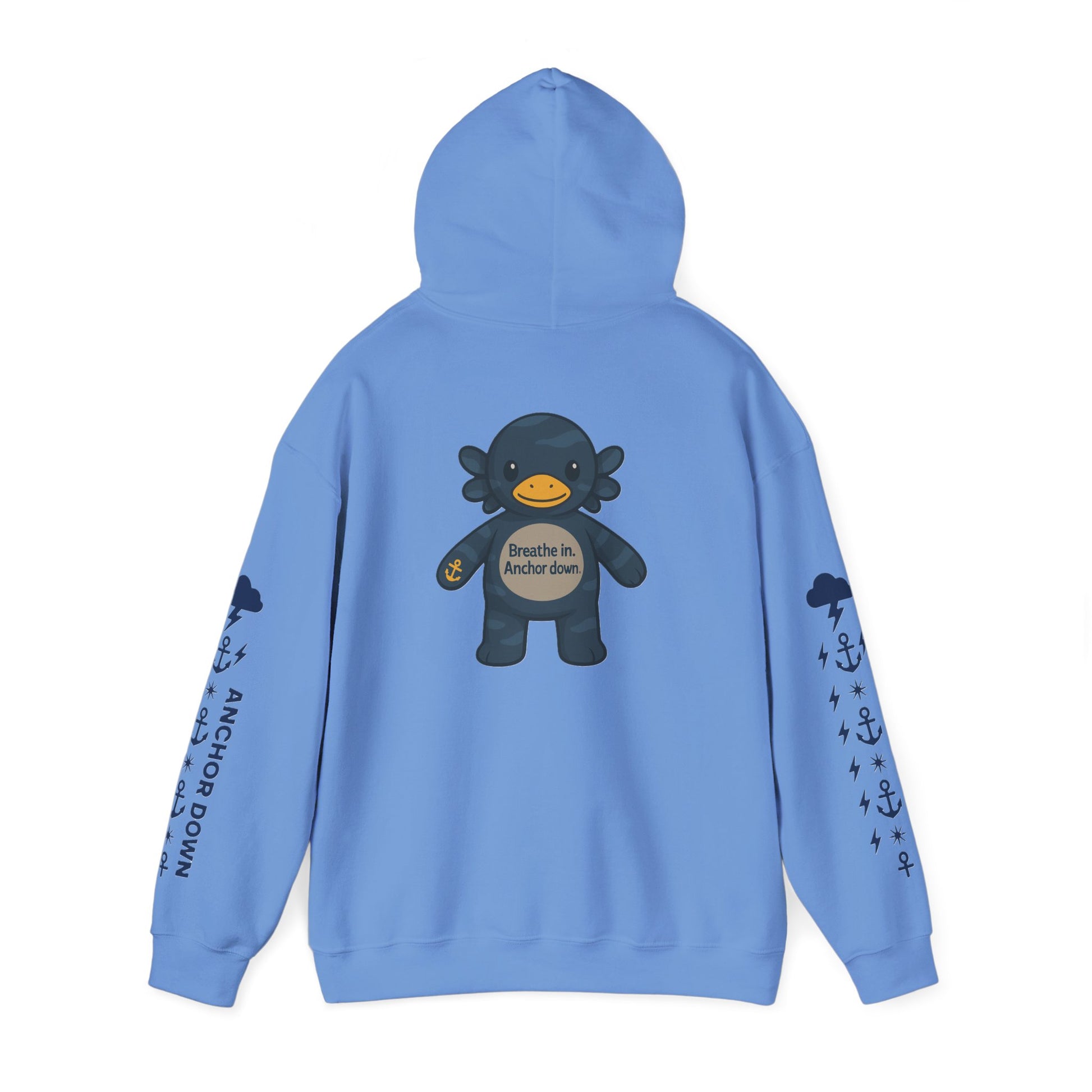 Nautical Storm Hoodie, Unisex Pullover, Cozy Sweatshirt, Gifts for Fishermen, Unique Beachwear, Casual Fishing Apparel