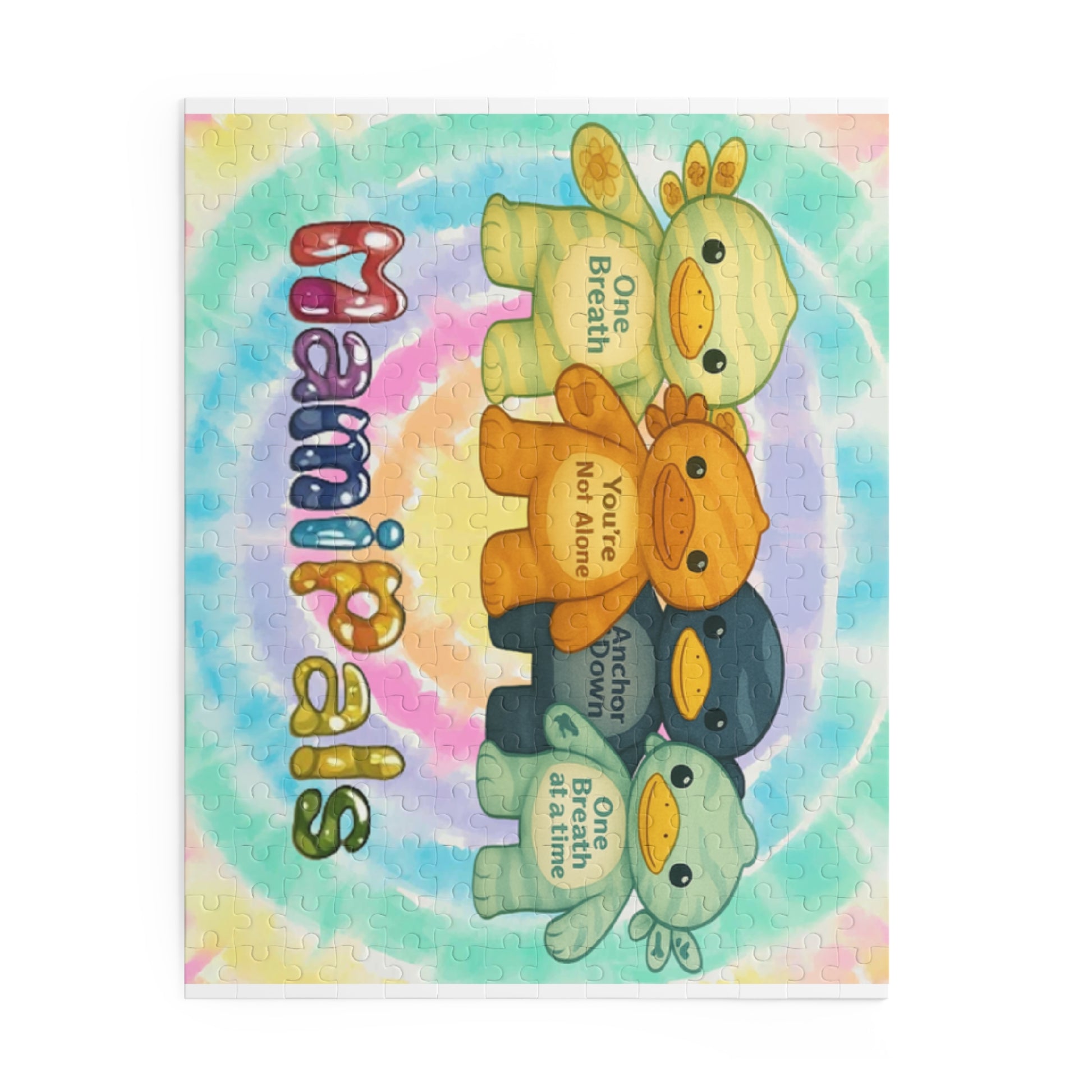 Colorful Puzzle with Inspiring Messages for Mindfulness and Stress Relief, Perfect Gift for Friends, Family, and Self-Care Activities, [...]