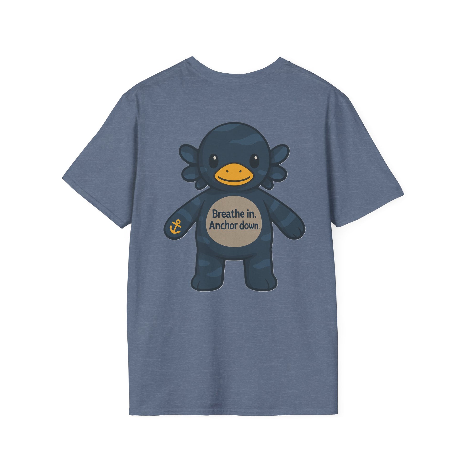 Stormy Duck Unisex T-Shirt, Cute Casual Tee, Fun Gift for Kids & Adults, Summer Adventure Apparel, Rainy Day Outfit