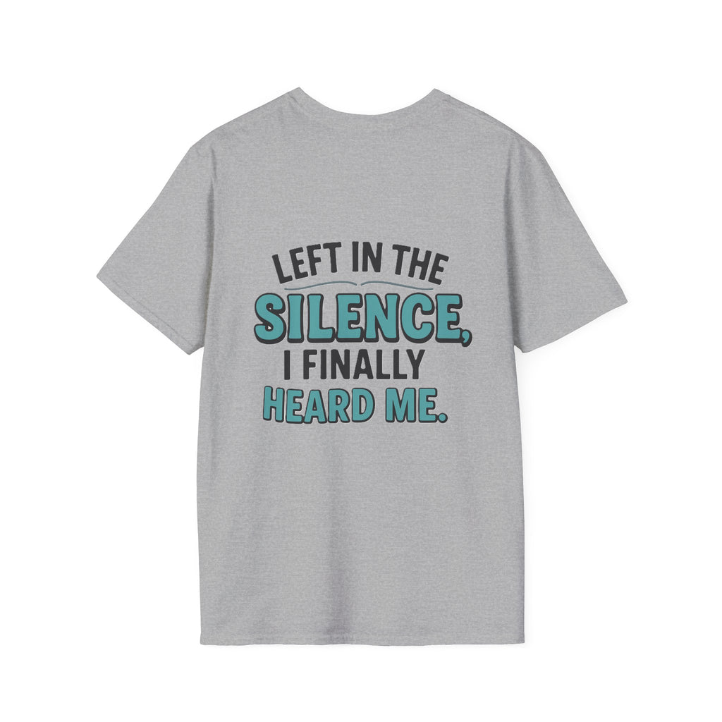 Mindful Message T-Shirt, Unisex Inspirational Tee, Gift for Relaxation, Self-Care Apparel, Mental Wellness Shirt
