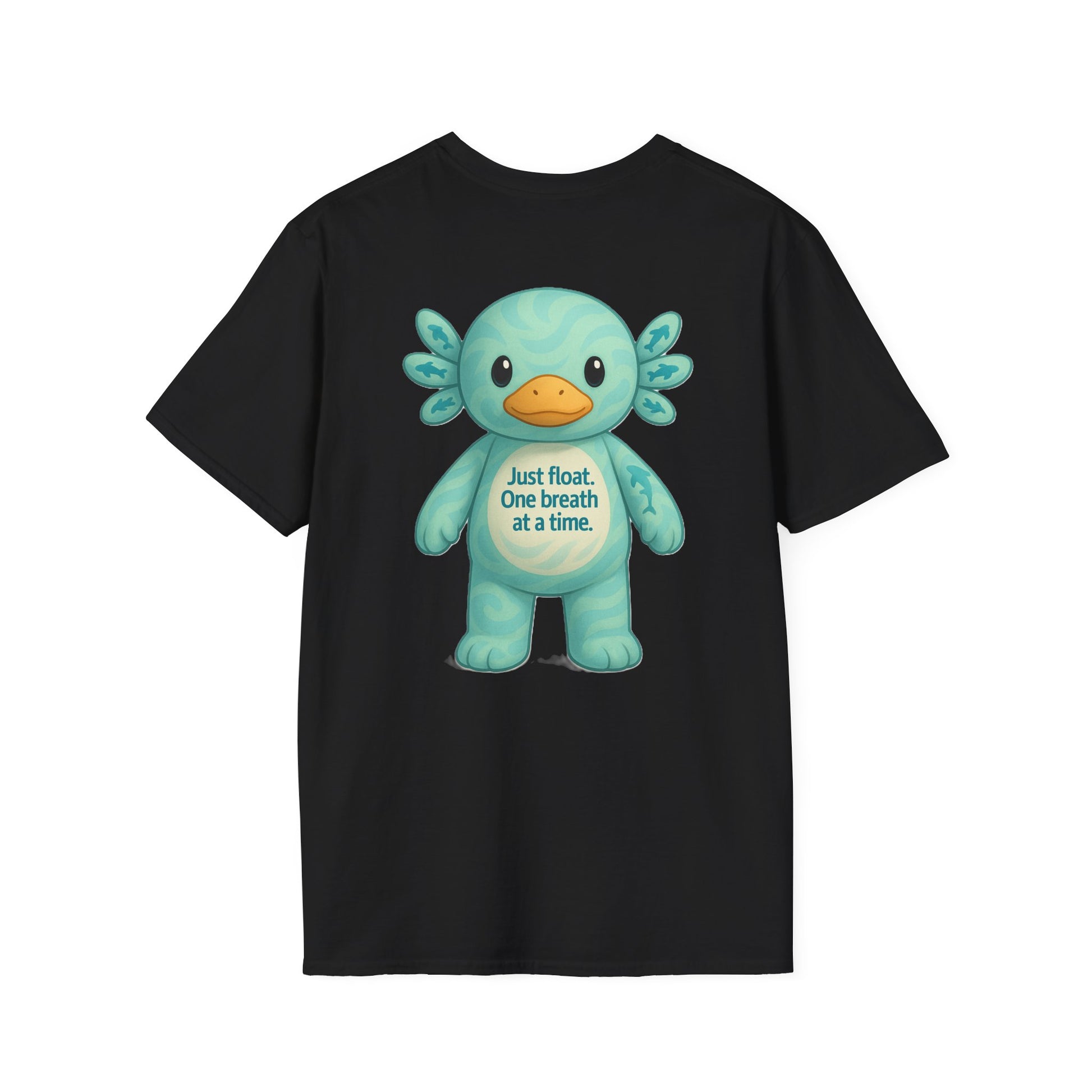 Unisex Softstyle T-Shirt, Float Theme Tee, Cute Quirky Shirt, Relaxation Apparel, Gift for Water Lovers, Affirmation Fashion