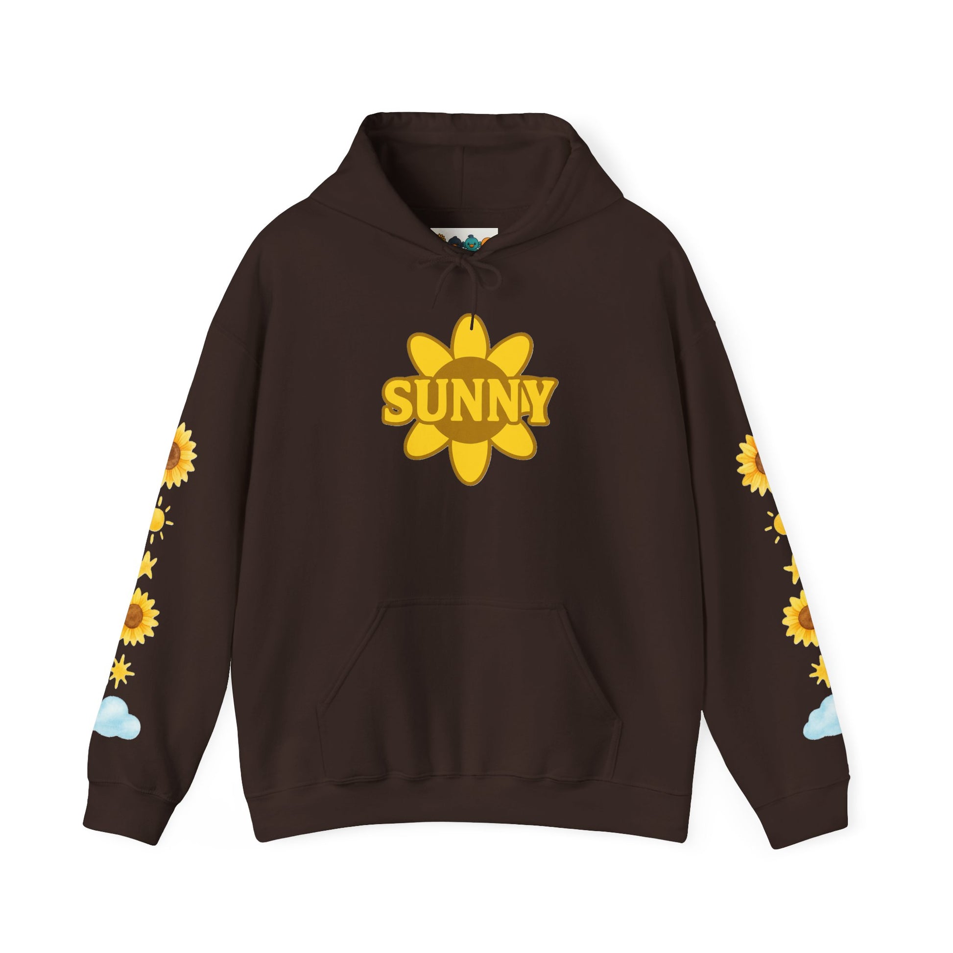 Sunny Message Unisex Hoodie, Cute Sweatshirt, Gift for Sunshine Lovers, Spring Fashion, Cozy Wear, Mental Health Support