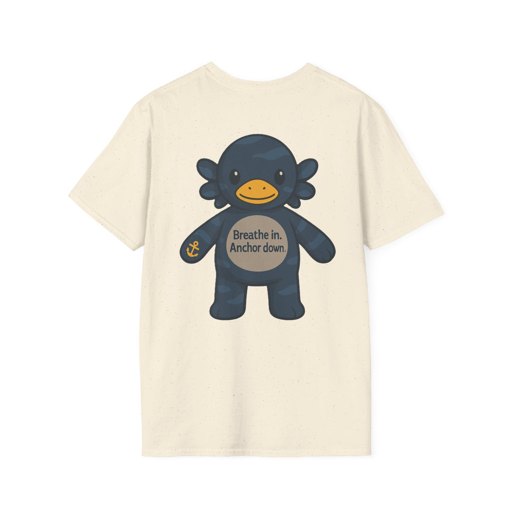 Stormy Duck Unisex T-Shirt, Cute Casual Tee, Fun Gift for Kids & Adults, Summer Adventure Apparel, Rainy Day Outfit