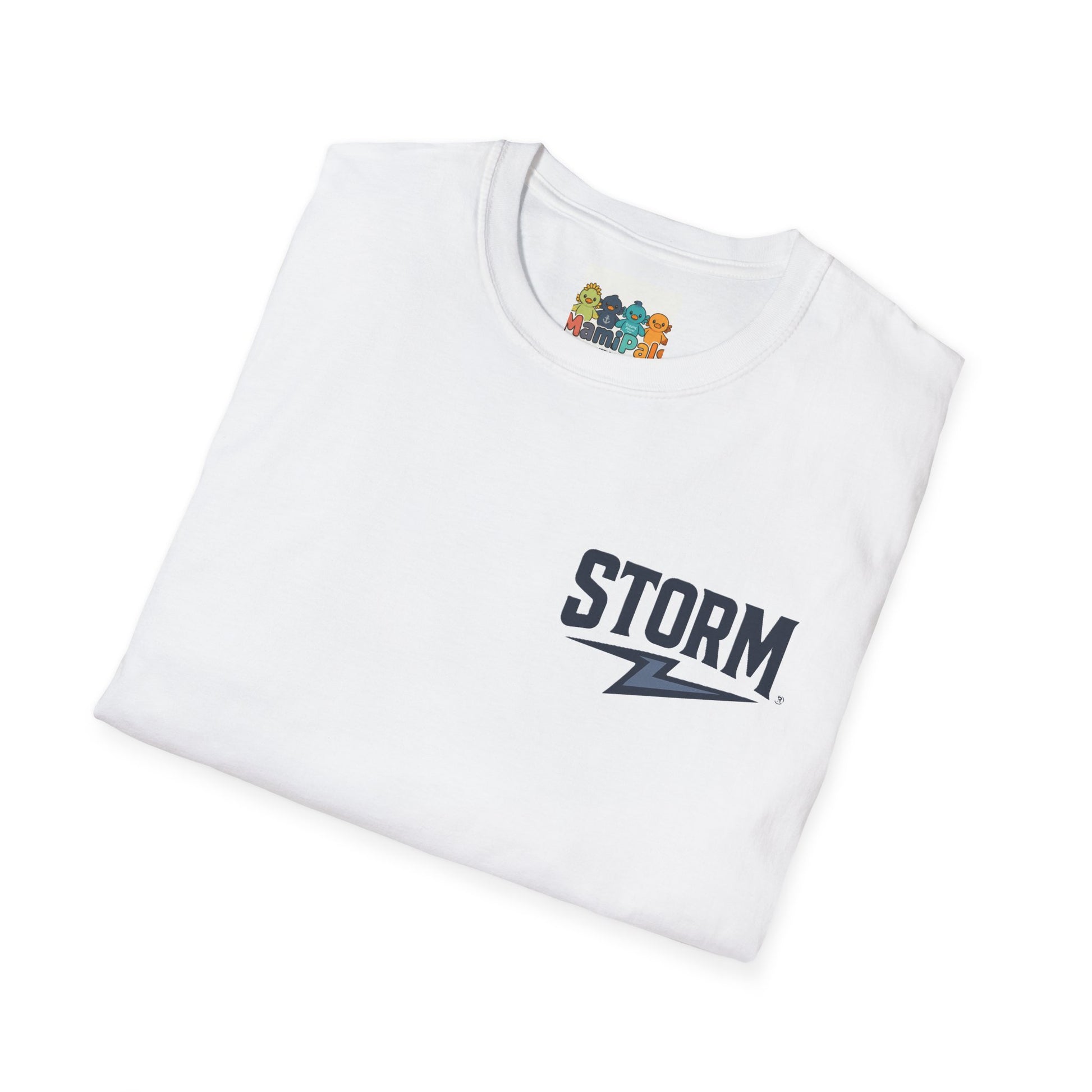 Stormy Duck Unisex T-Shirt, Cute Casual Tee, Fun Gift for Kids & Adults, Summer Adventure Apparel, Rainy Day Outfit
