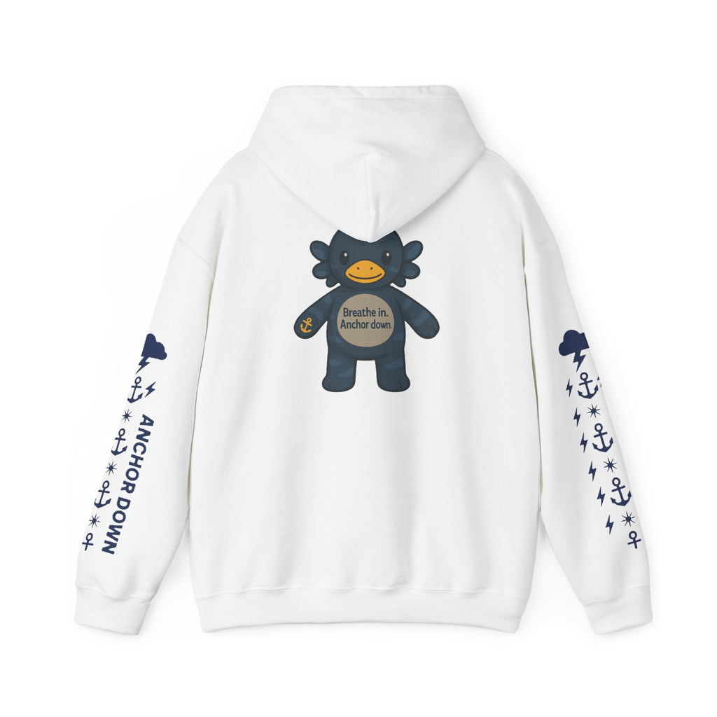 Nautical Storm Hoodie, Unisex Pullover, Cozy Sweatshirt, Gifts for Fishermen, Unique Beachwear, Casual Fishing Apparel