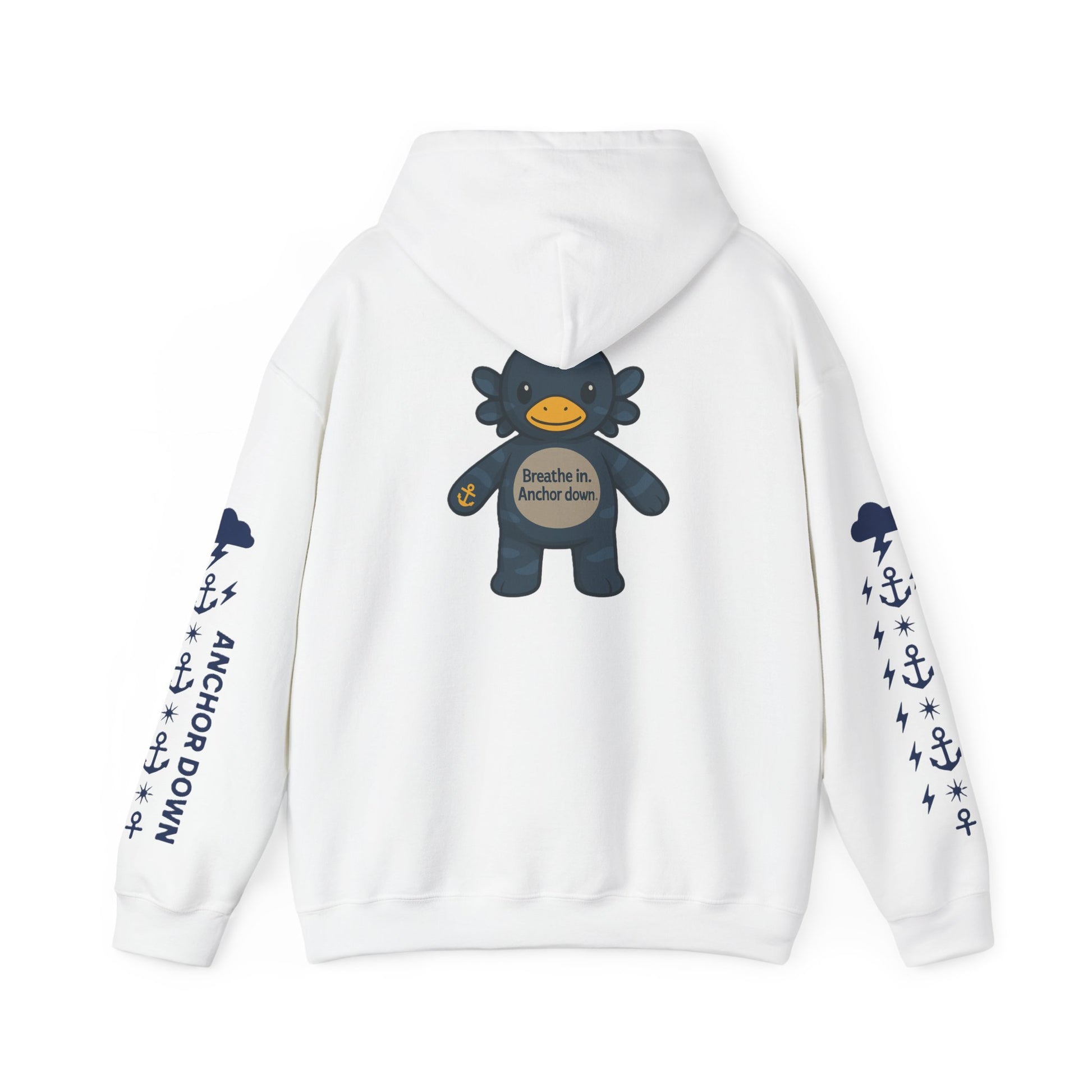Nautical Storm Hoodie, Unisex Pullover, Cozy Sweatshirt, Gifts for Fishermen, Unique Beachwear, Casual Fishing Apparel