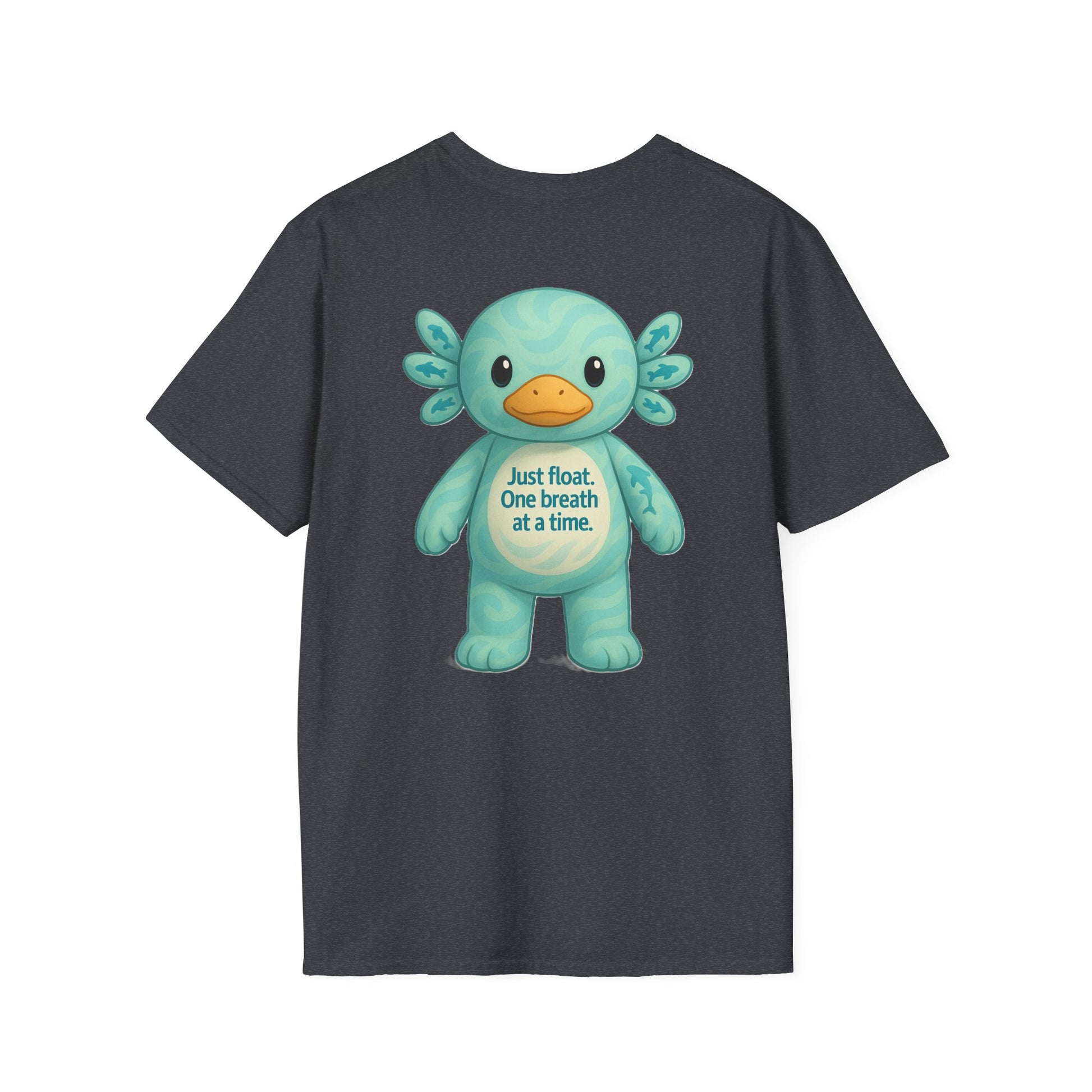 Unisex Softstyle T-Shirt, Float Theme Tee, Cute Quirky Shirt, Relaxation Apparel, Gift for Water Lovers, Affirmation Fashion
