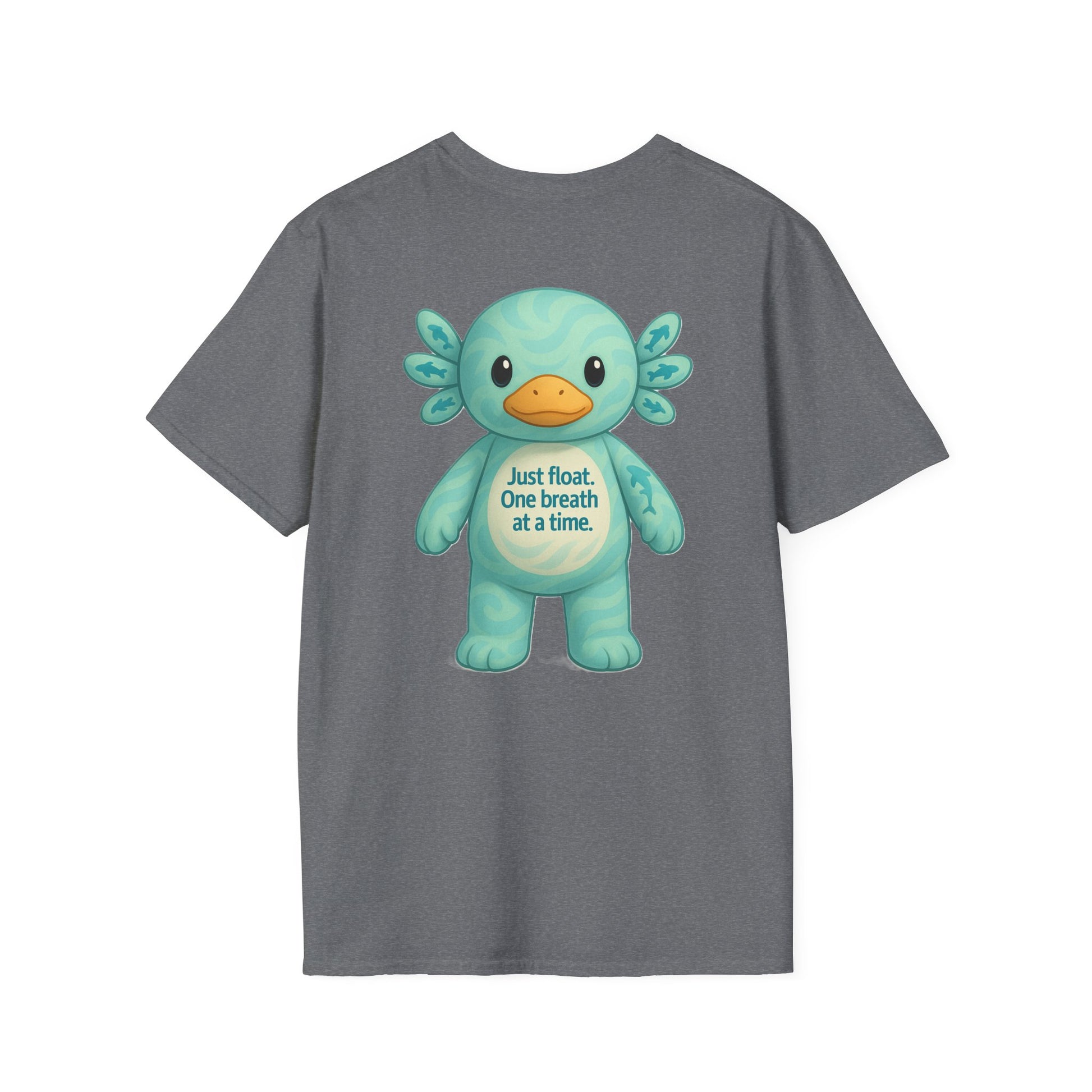 Unisex Softstyle T-Shirt, Float Theme Tee, Cute Quirky Shirt, Relaxation Apparel, Gift for Water Lovers, Affirmation Fashion