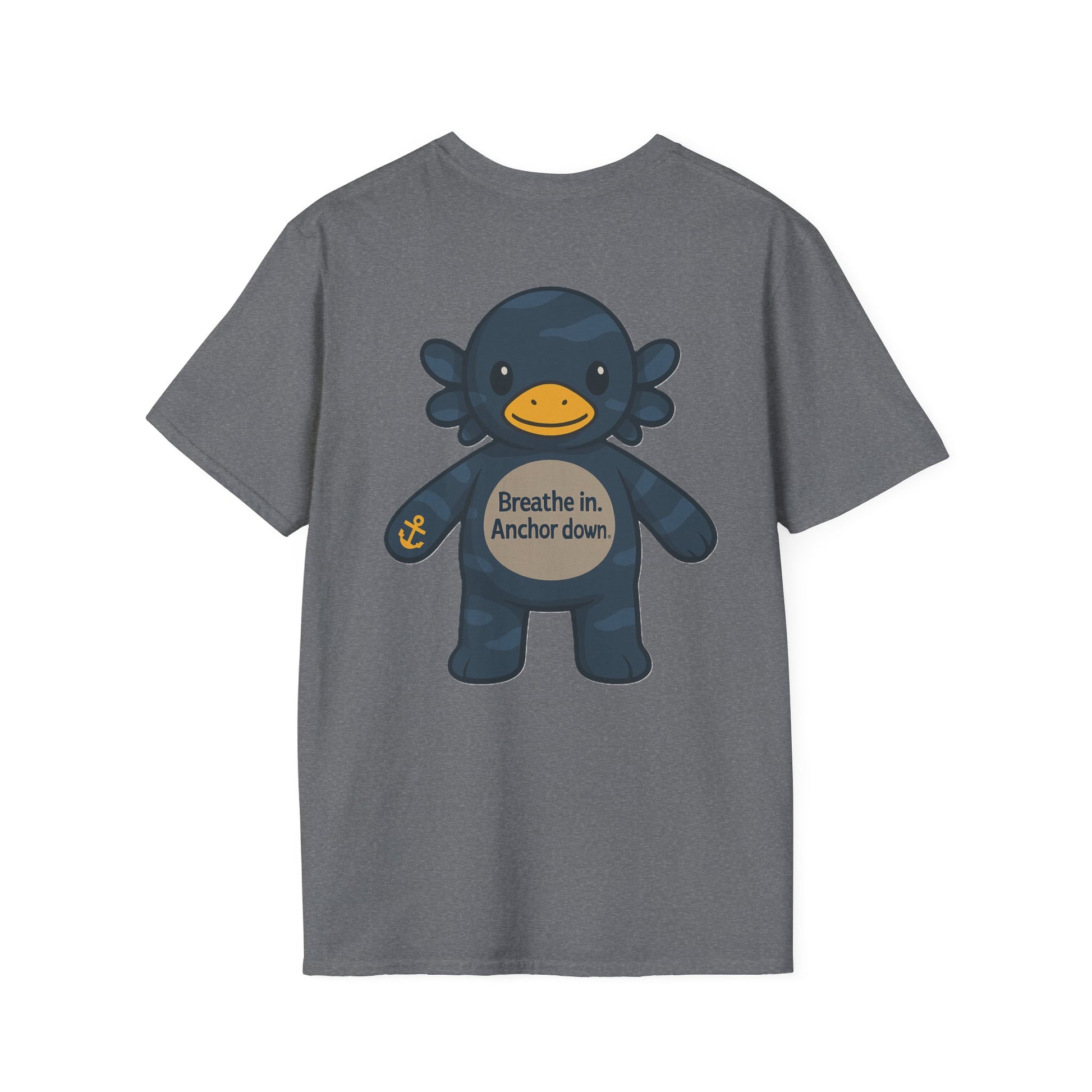 Stormy Duck Unisex T-Shirt, Cute Casual Tee, Fun Gift for Kids & Adults, Summer Adventure Apparel, Rainy Day Outfit