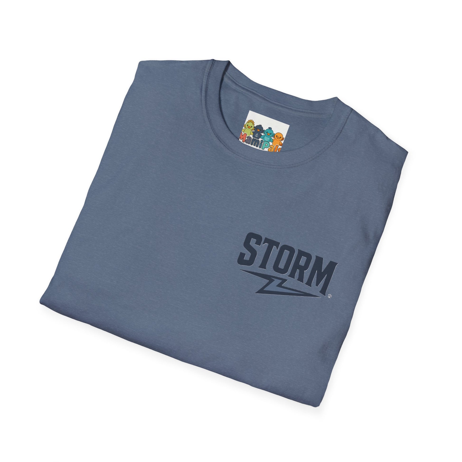 Stormy Duck Unisex T-Shirt, Cute Casual Tee, Fun Gift for Kids & Adults, Summer Adventure Apparel, Rainy Day Outfit