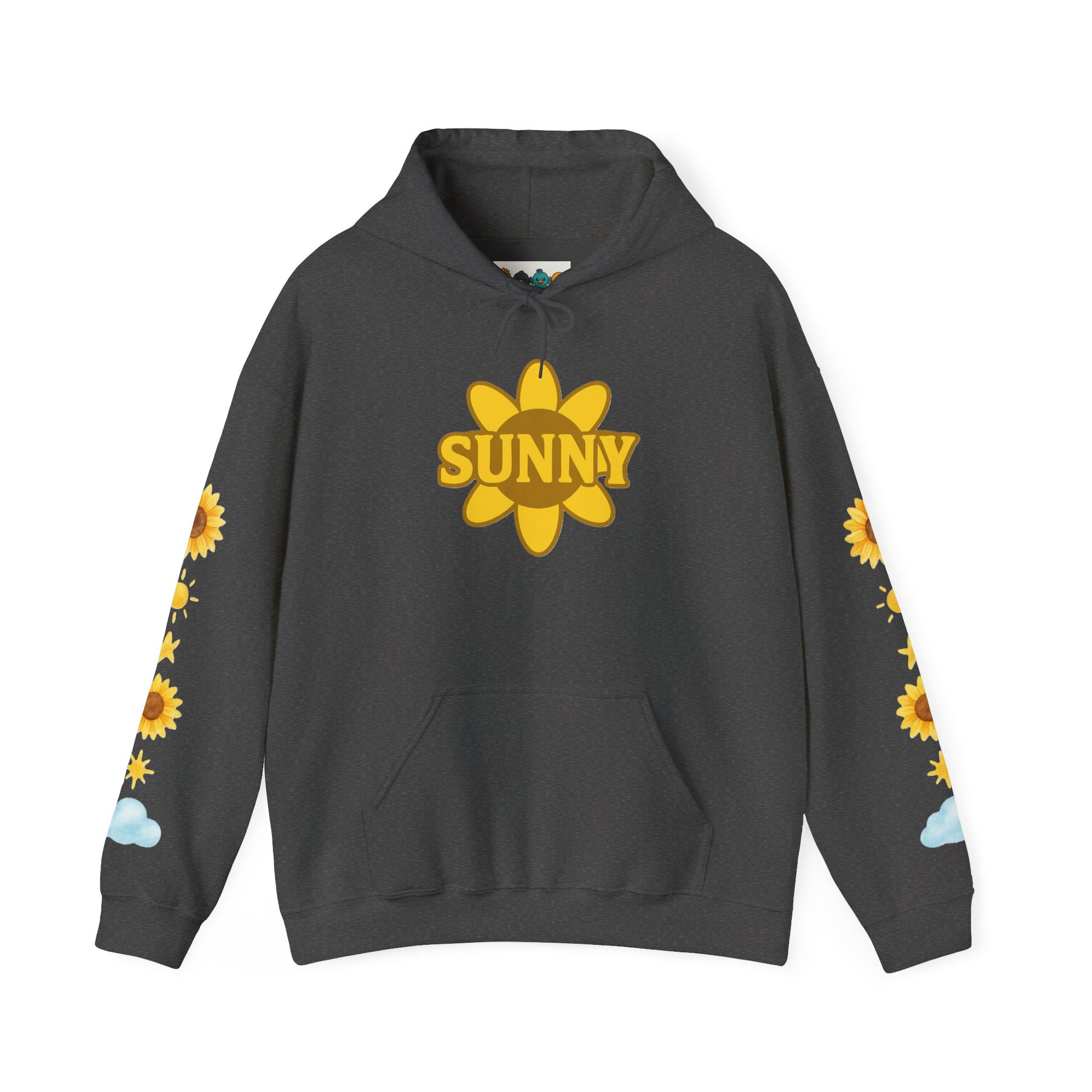 Sunny Message Unisex Hoodie, Cute Sweatshirt, Gift for Sunshine Lovers, Spring Fashion, Cozy Wear, Mental Health Support