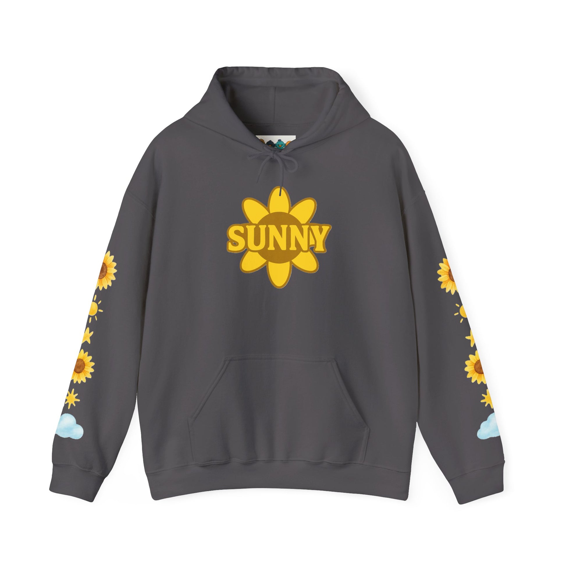 Sunny Message Unisex Hoodie, Cute Sweatshirt, Gift for Sunshine Lovers, Spring Fashion, Cozy Wear, Mental Health Support