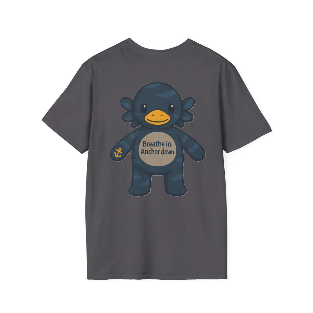 Stormy Duck Unisex T-Shirt, Cute Casual Tee, Fun Gift for Kids & Adults, Summer Adventure Apparel, Rainy Day Outfit