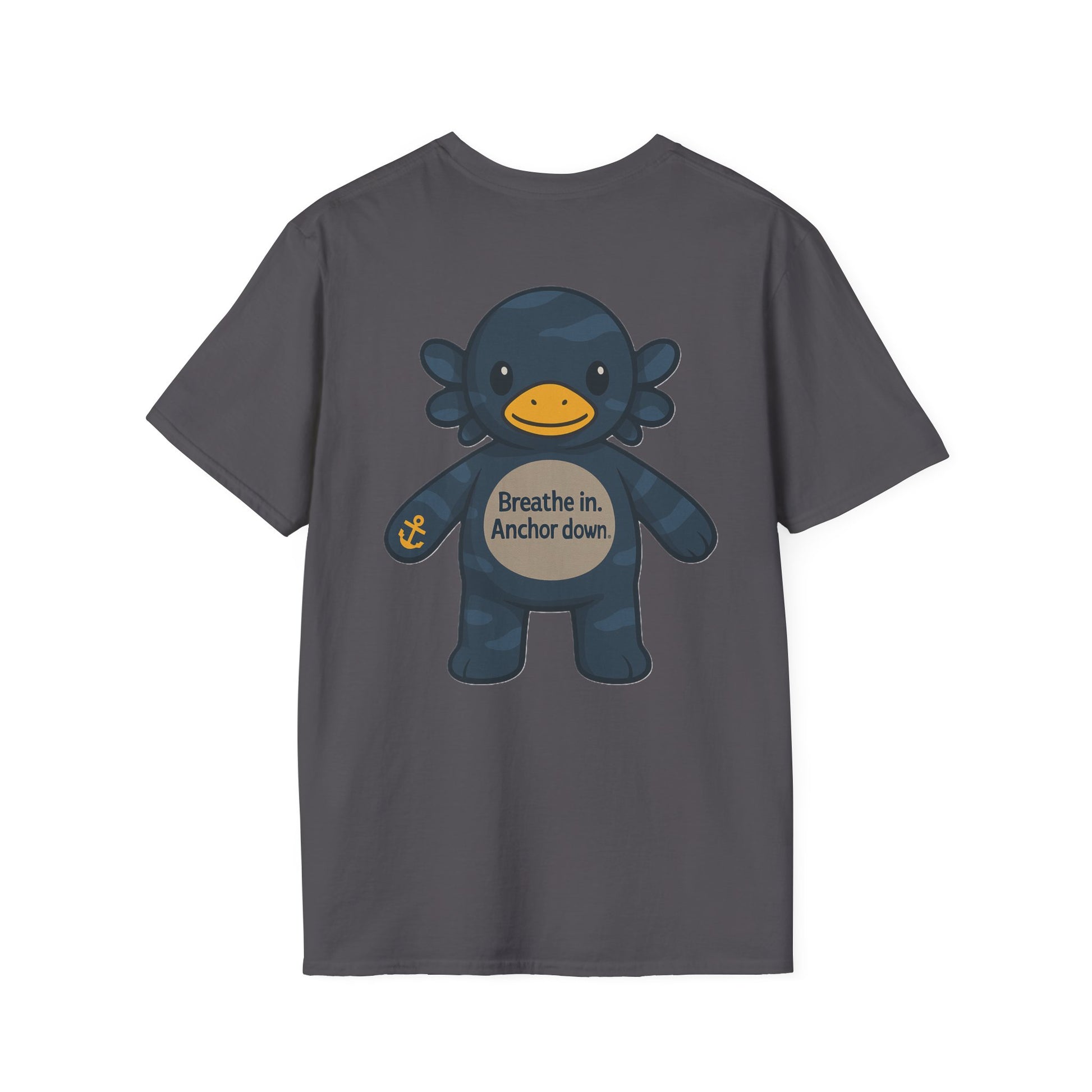 Stormy Duck Unisex T-Shirt, Cute Casual Tee, Fun Gift for Kids & Adults, Summer Adventure Apparel, Rainy Day Outfit
