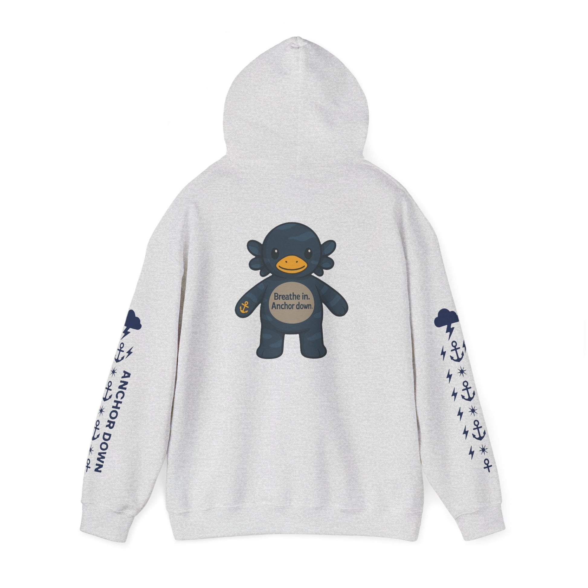Nautical Storm Hoodie, Unisex Pullover, Cozy Sweatshirt, Gifts for Fishermen, Unique Beachwear, Casual Fishing Apparel