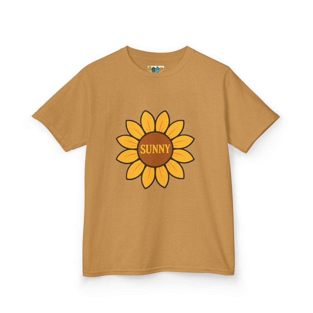 Sunny Sunflower Kids Tee, Bright Summer Shirt, Cute Gift for Children, Fun Playwear, Nature-Themed Outfit, Thoughtful Birthday Present