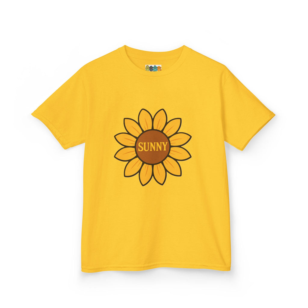 Sunny Sunflower Kids Tee, Bright Summer Shirt, Cute Gift for Children, Fun Playwear, Nature-Themed Outfit, Thoughtful Birthday Present
