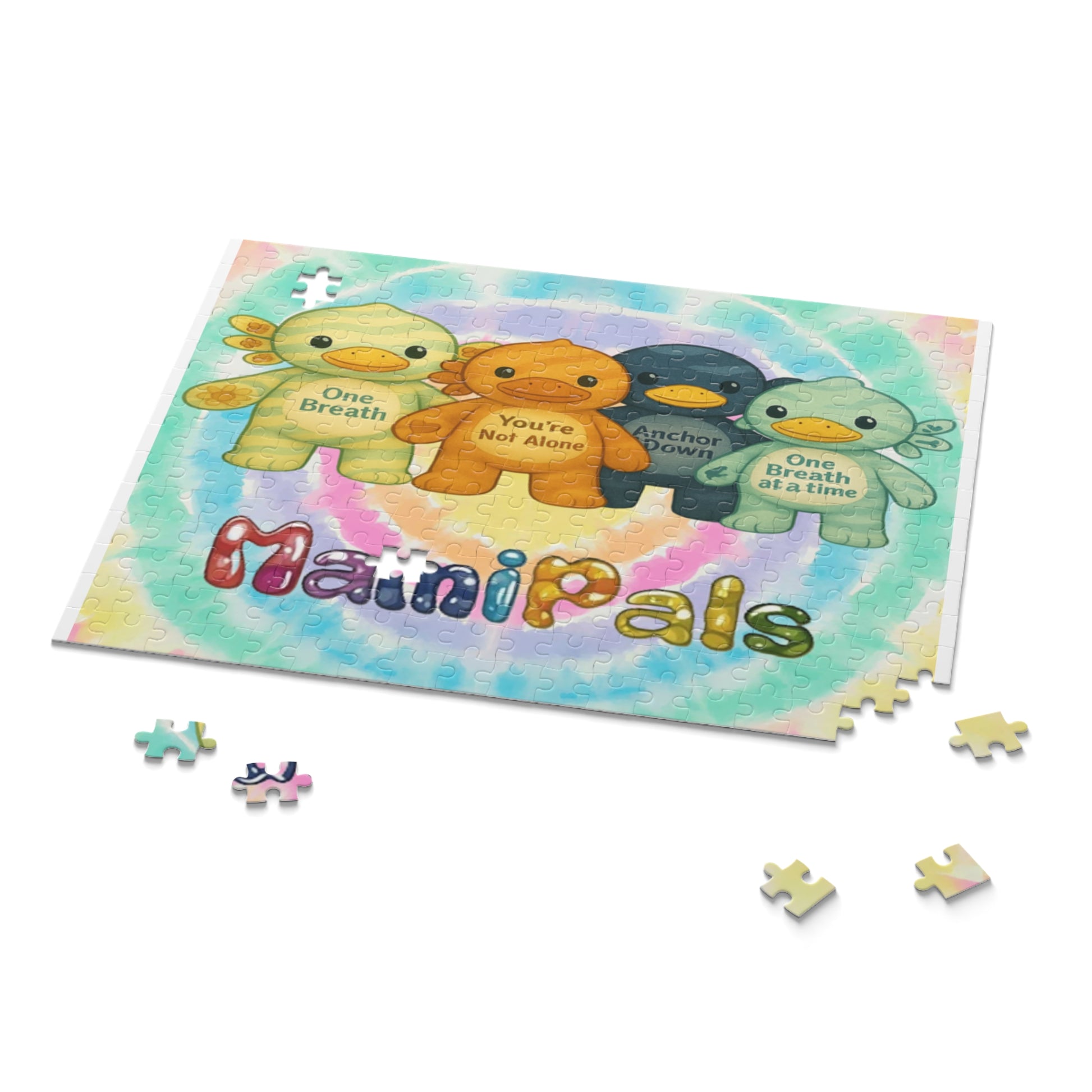 Colorful Puzzle with Inspiring Messages for Mindfulness and Stress Relief, Perfect Gift for Friends, Family, and Self-Care Activities, [...]