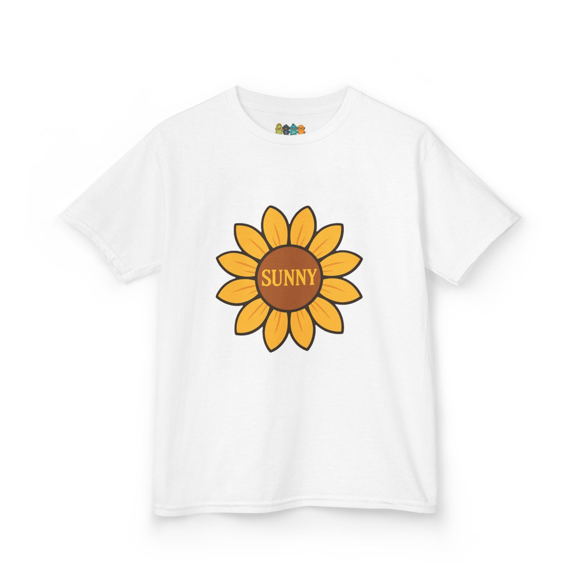 Sunny Sunflower Kids Tee, Bright Summer Shirt, Cute Gift for Children, Fun Playwear, Nature-Themed Outfit, Thoughtful Birthday Present
