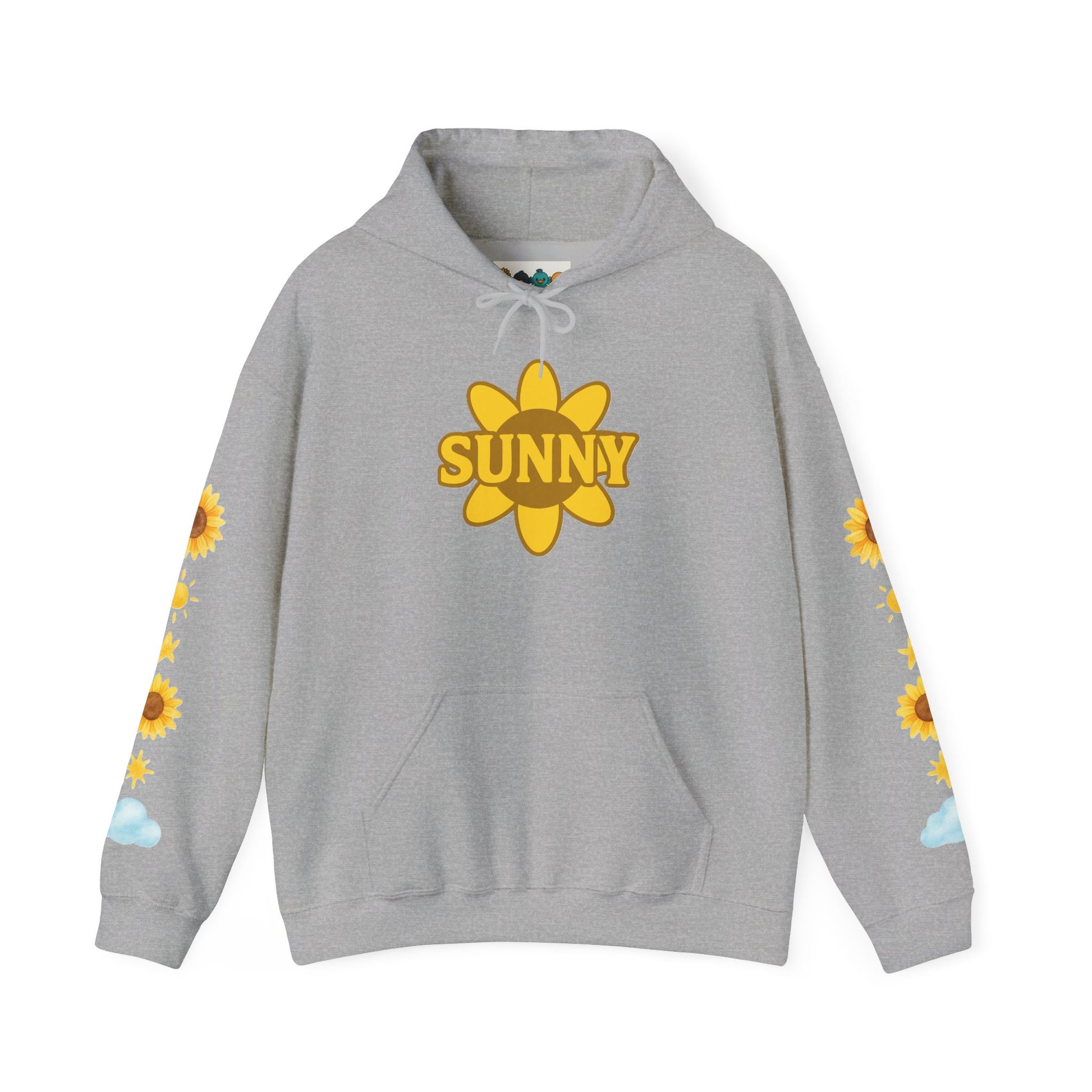Sunny Message Unisex Hoodie, Cute Sweatshirt, Gift for Sunshine Lovers, Spring Fashion, Cozy Wear, Mental Health Support