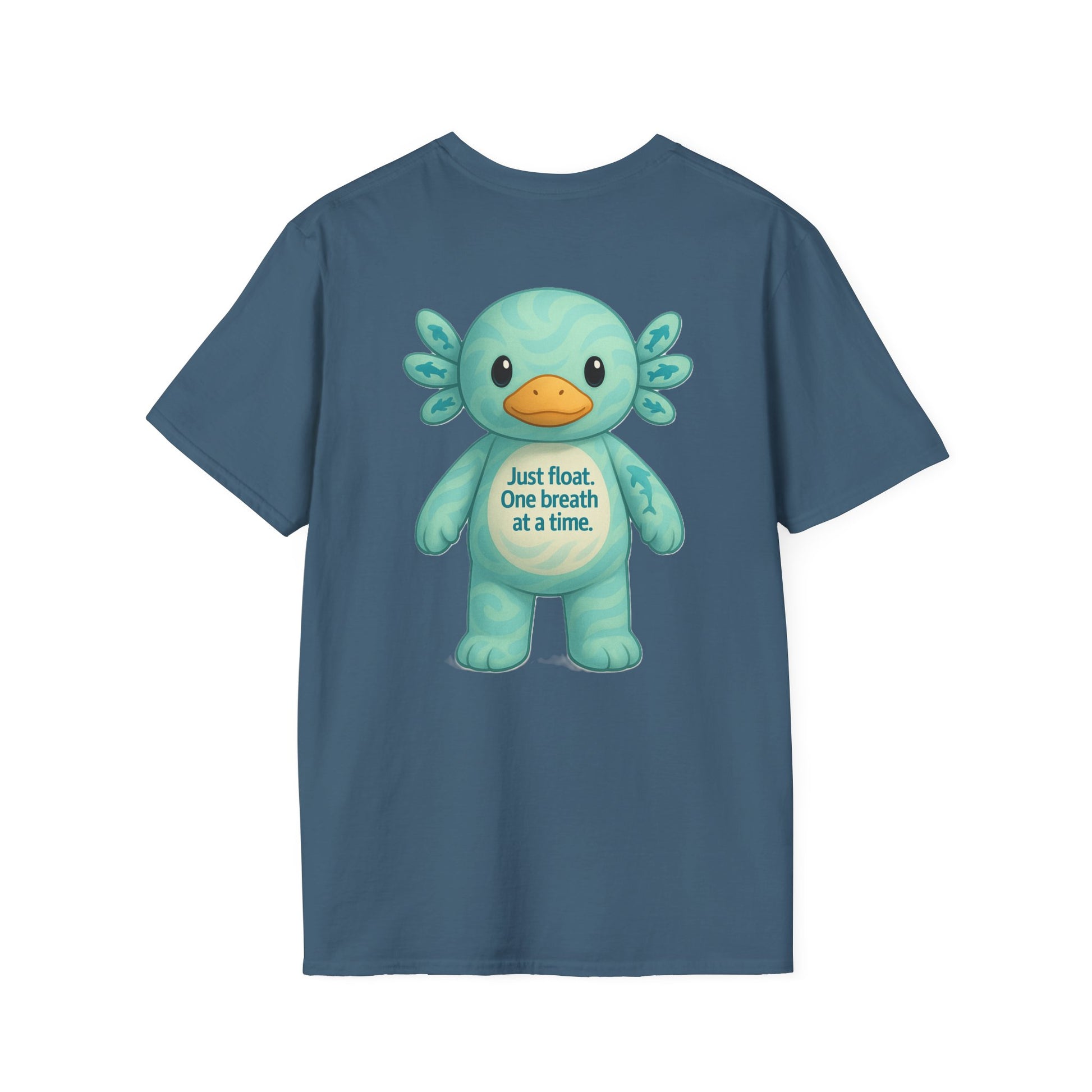 Unisex Softstyle T-Shirt, Float Theme Tee, Cute Quirky Shirt, Relaxation Apparel, Gift for Water Lovers, Affirmation Fashion