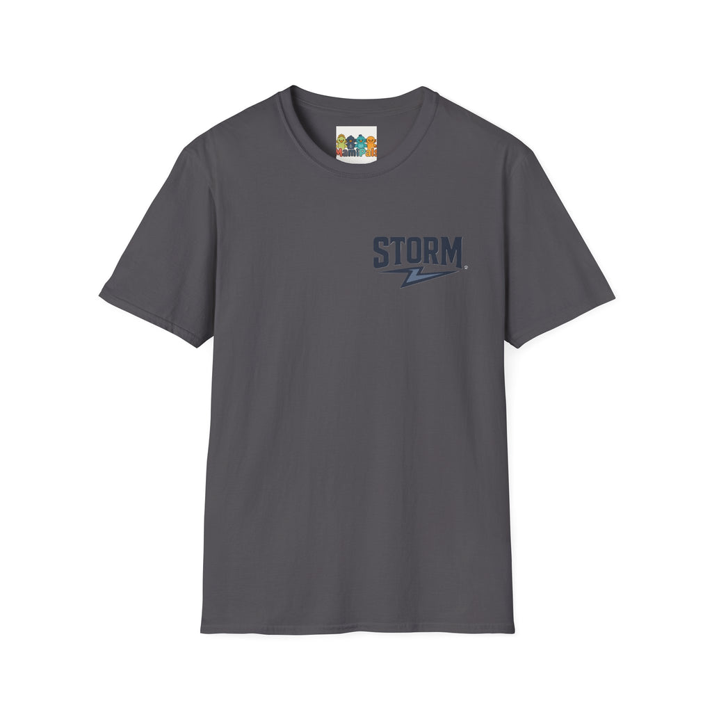 Stormy Duck Unisex T-Shirt, Cute Casual Tee, Fun Gift for Kids & Adults, Summer Adventure Apparel, Rainy Day Outfit