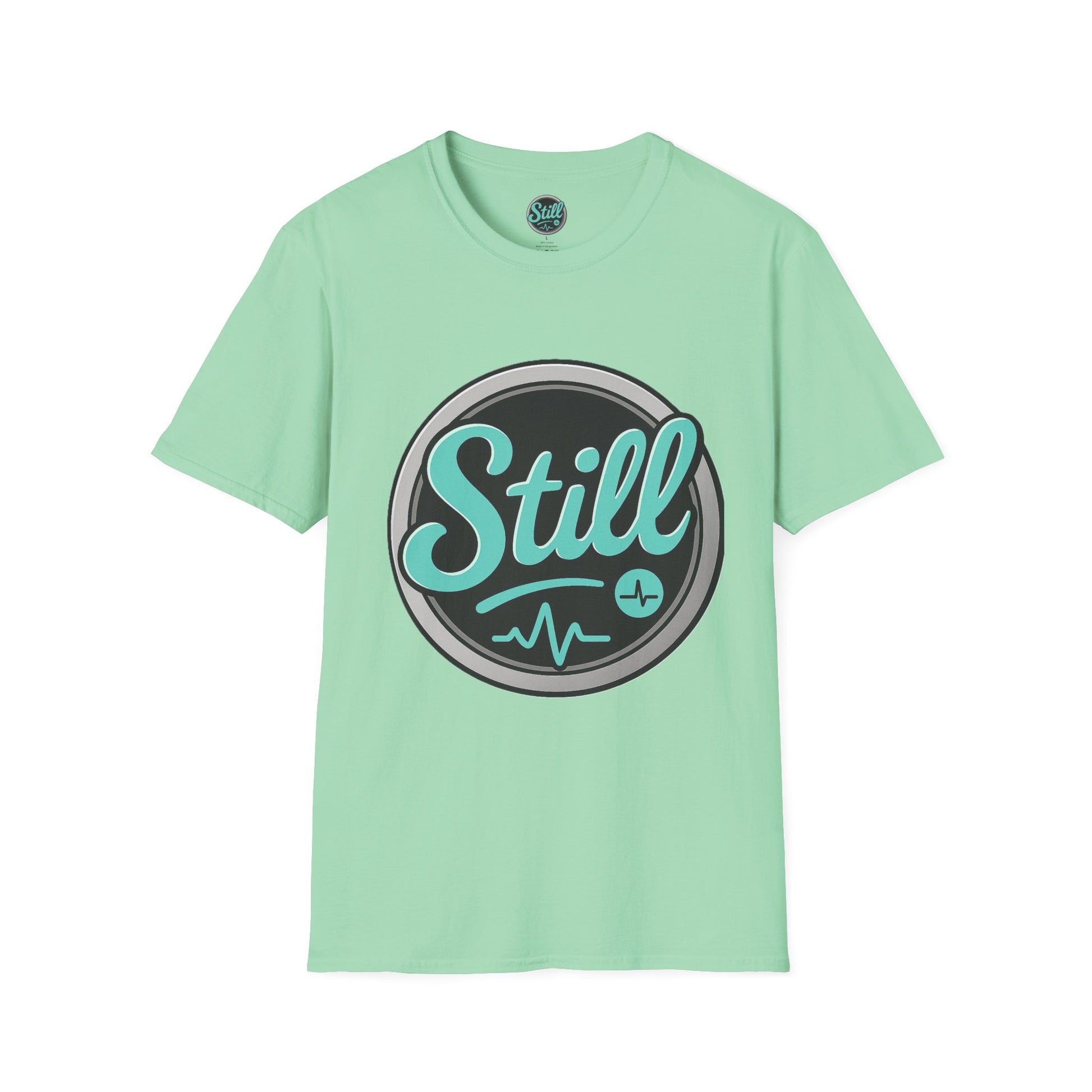 Still Vibes Unisex Softstyle T-Shirt, Casual Tee, Gift for Music Lovers, Relaxation Shirt, Everyday Wear, Comfort Fashion