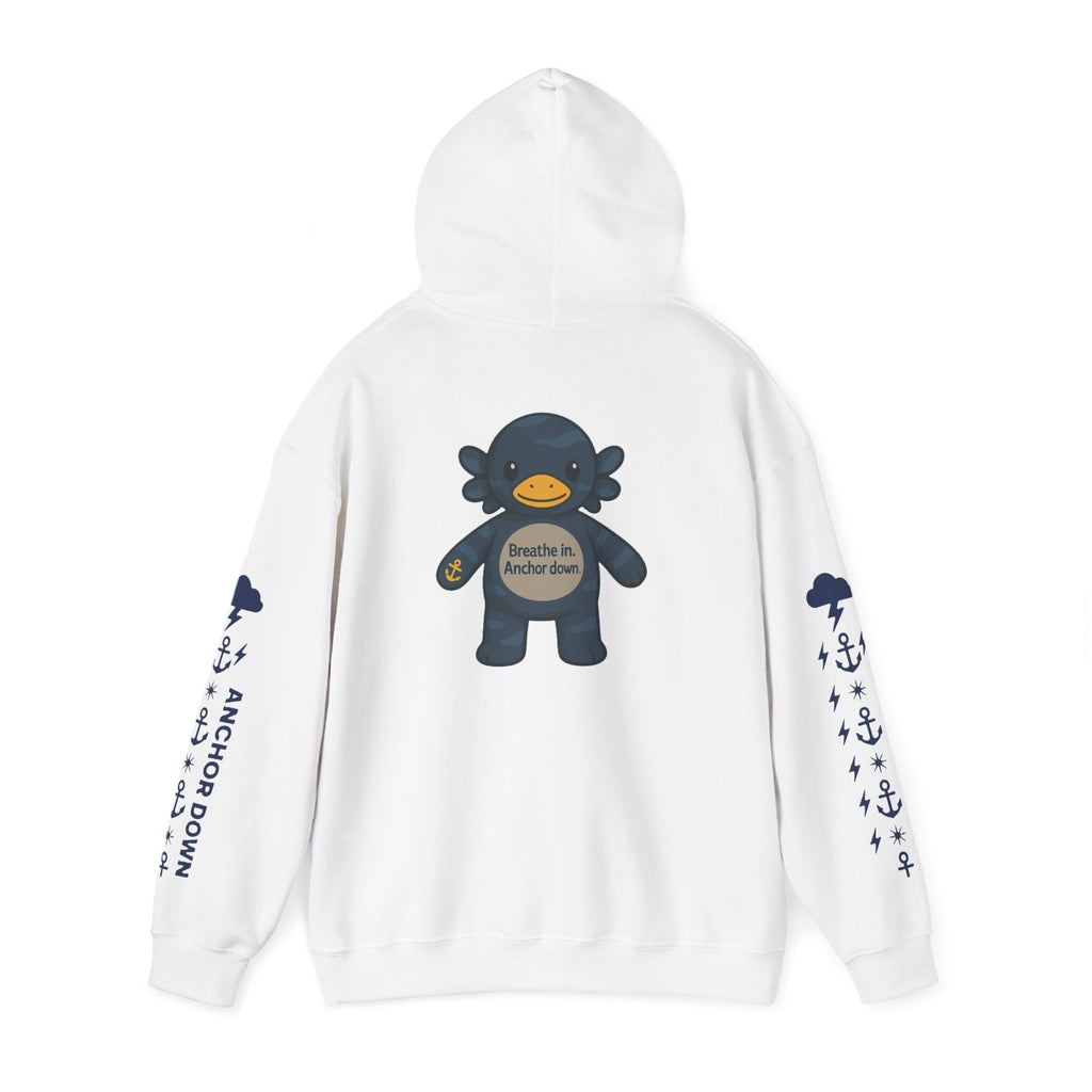 Nautical Storm Hoodie, Unisex Pullover, Cozy Sweatshirt, Gifts for Fishermen, Unique Beachwear, Casual Fishing Apparel