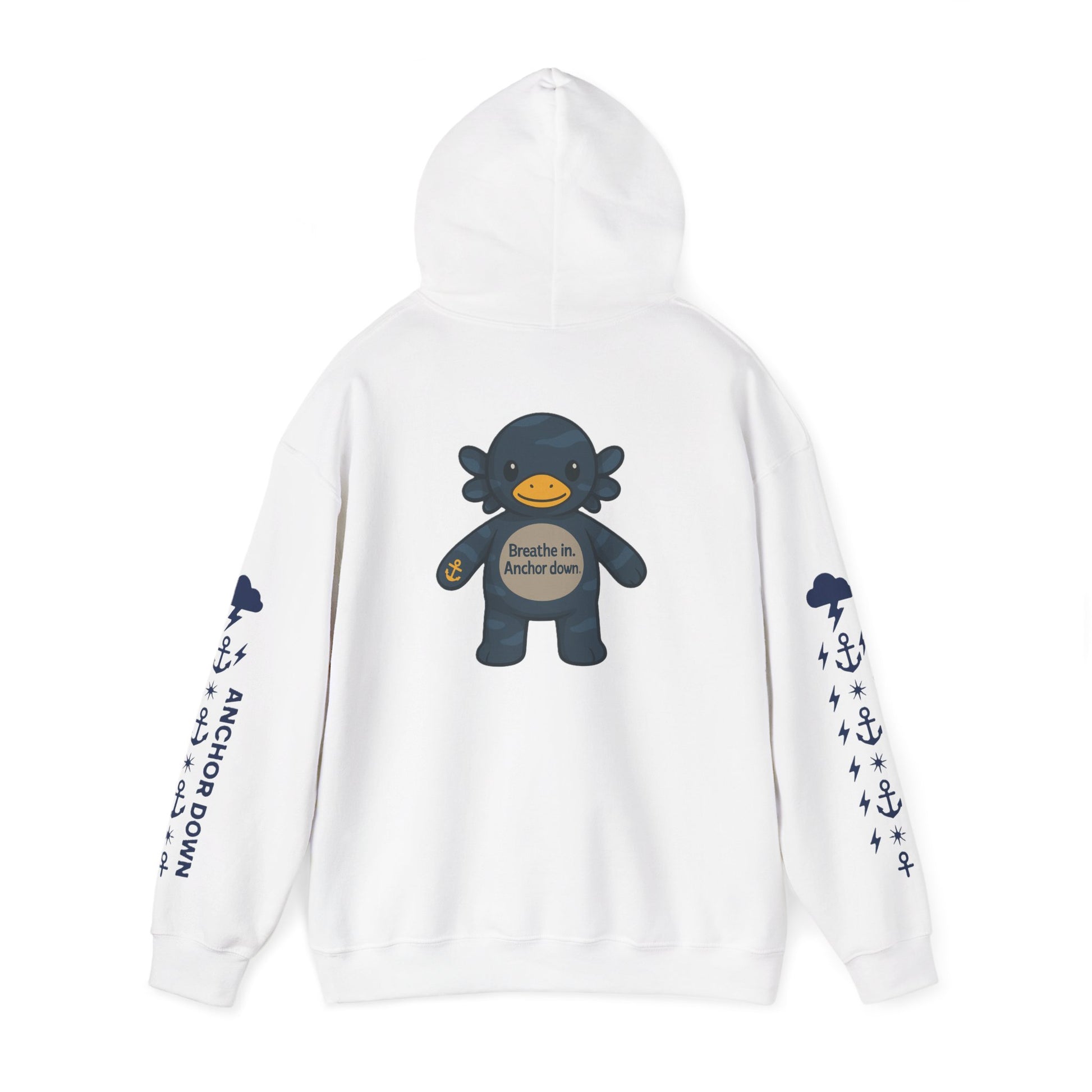 Nautical Storm Hoodie, Unisex Pullover, Cozy Sweatshirt, Gifts for Fishermen, Unique Beachwear, Casual Fishing Apparel