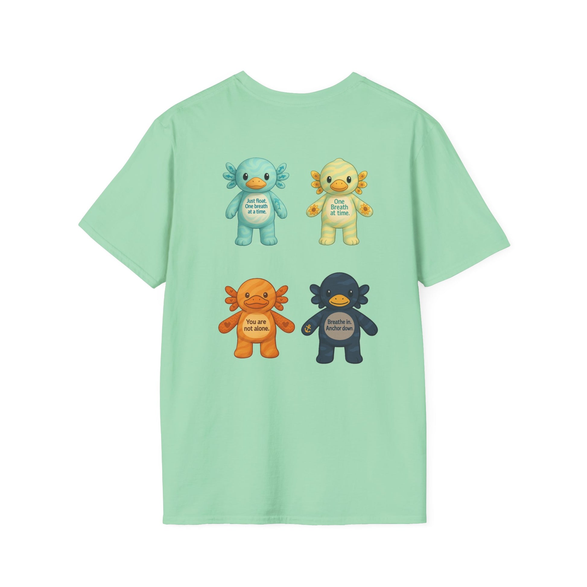 MamiPals Unisex Softstyle T-Shirt, Cute Monsters Tee, Unique Gift, Family Fun Shirt, Birthday Party Apparel, Playful Everyday Wear