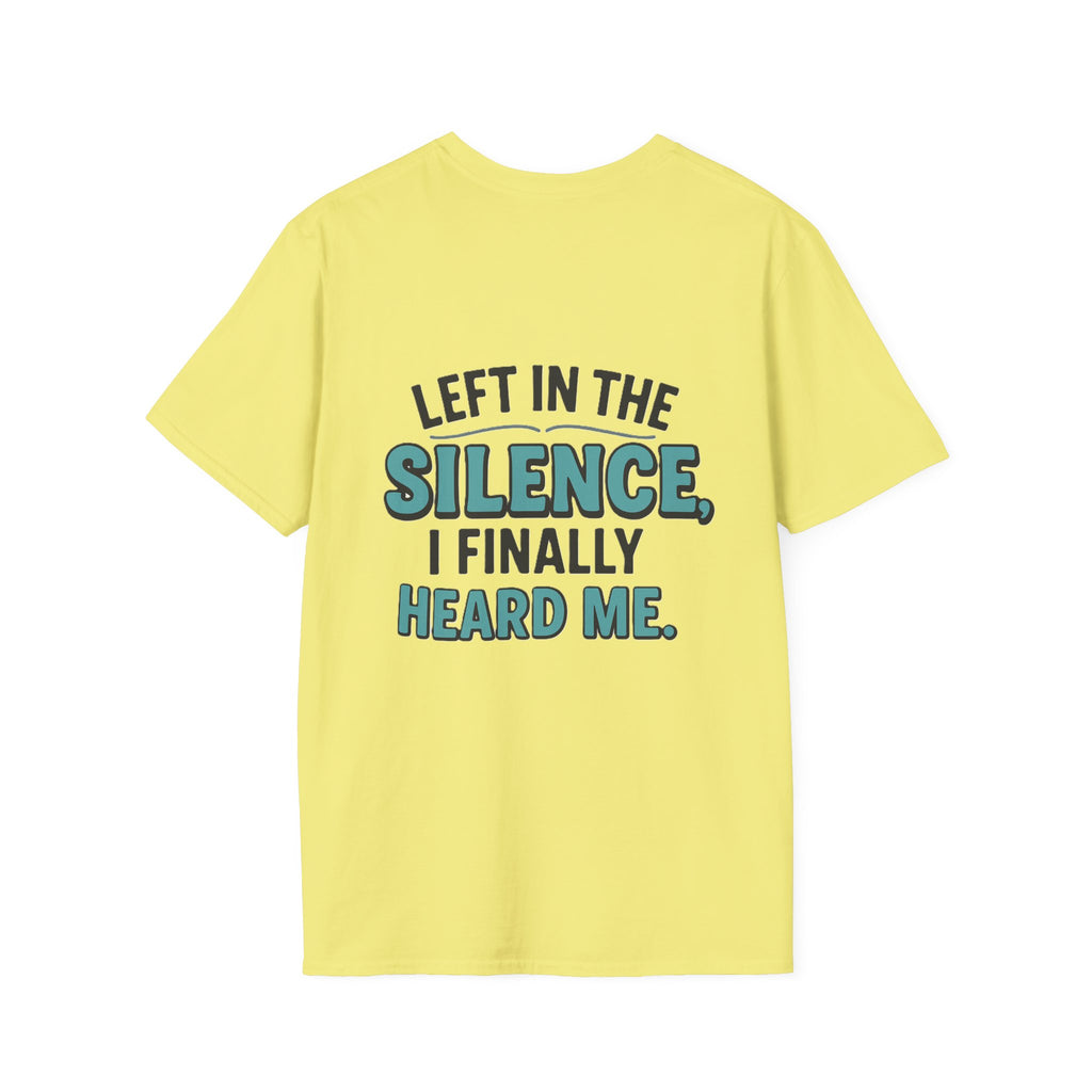 Mindful Message T-Shirt, Unisex Inspirational Tee, Gift for Relaxation, Self-Care Apparel, Mental Wellness Shirt