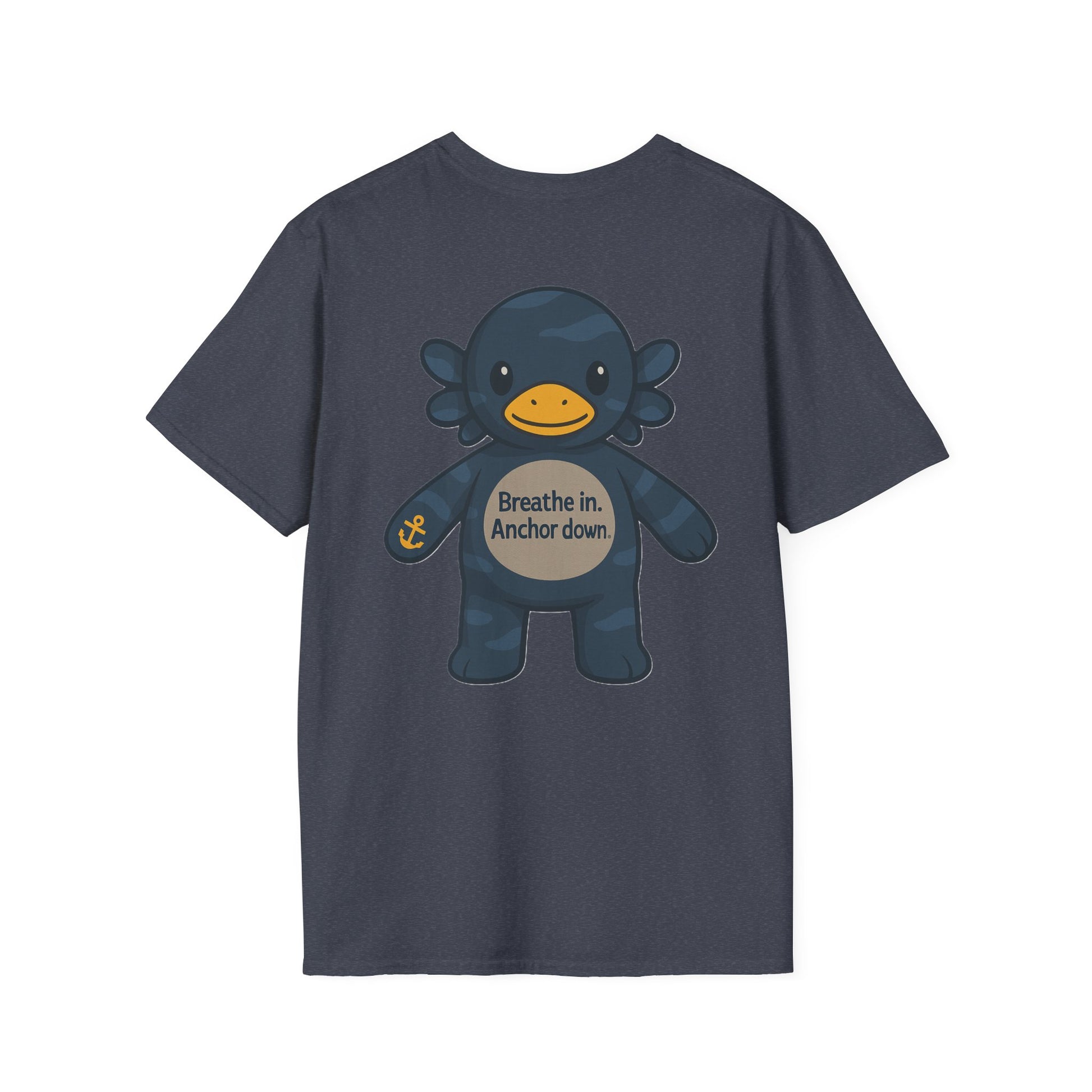 Stormy Duck Unisex T-Shirt, Cute Casual Tee, Fun Gift for Kids & Adults, Summer Adventure Apparel, Rainy Day Outfit
