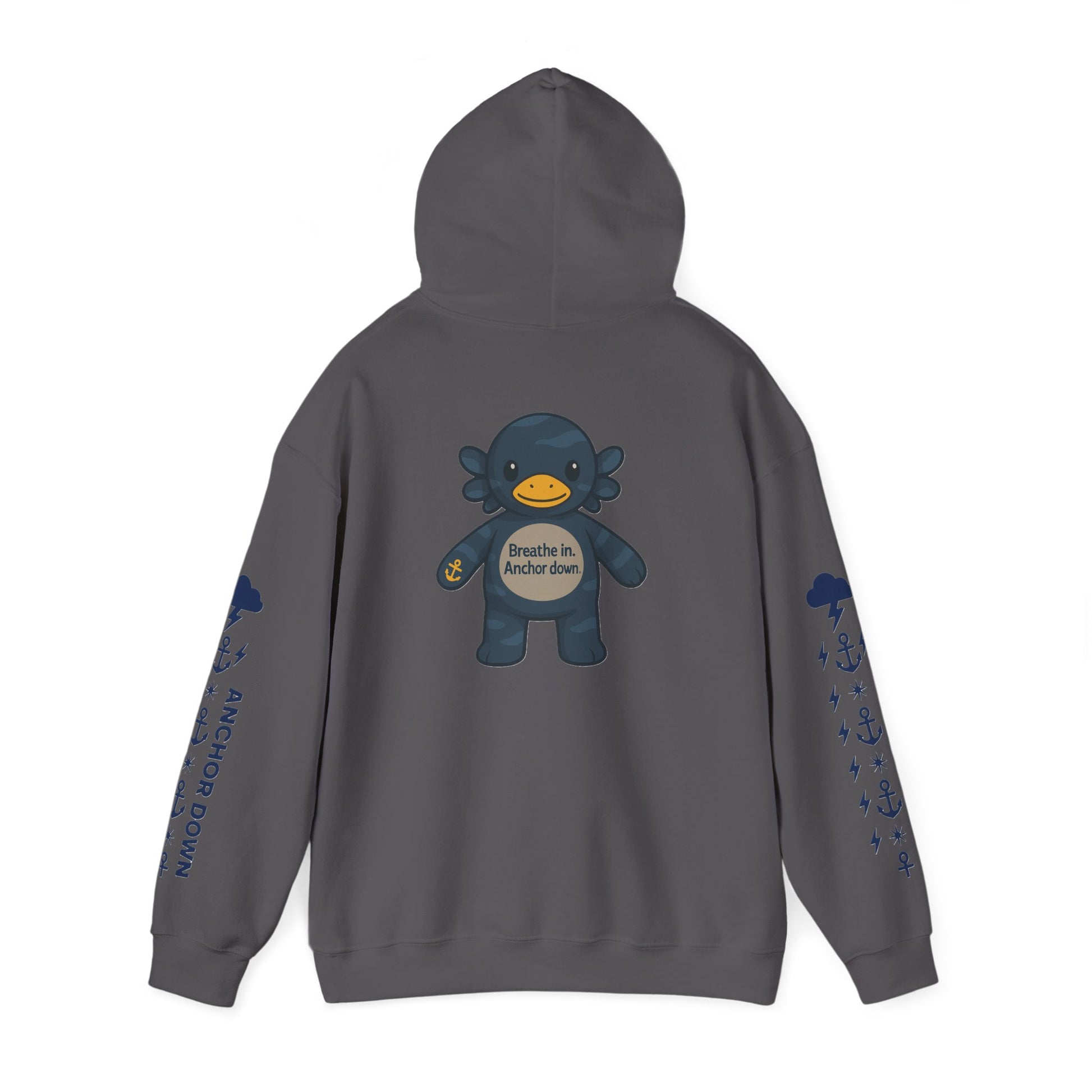 Nautical Storm Hoodie, Unisex Pullover, Cozy Sweatshirt, Gifts for Fishermen, Unique Beachwear, Casual Fishing Apparel