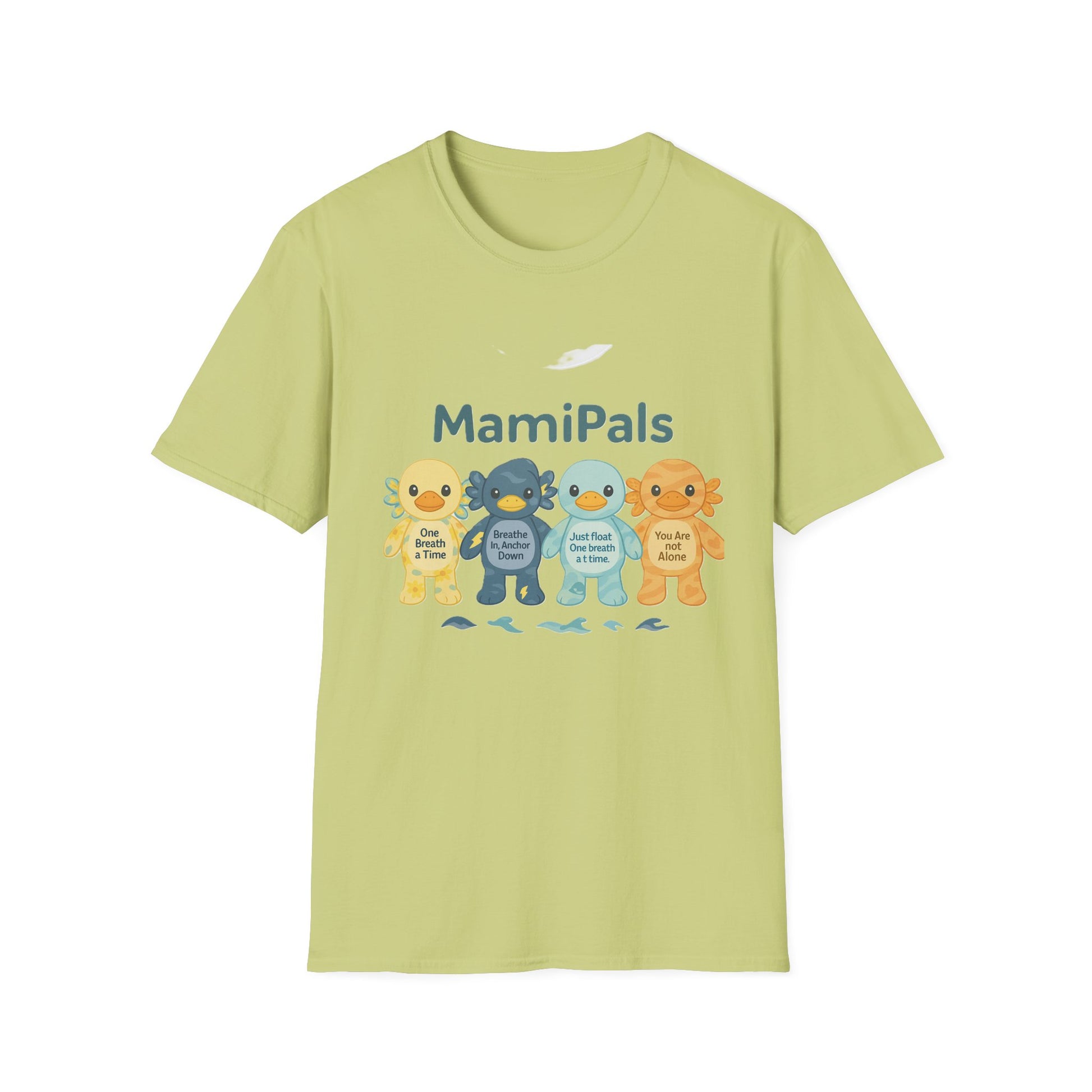 MamiPals Unisex Softstyle T-Shirt, Cute Monsters Tee, Unique Gift, Family Fun Shirt, Birthday Party Apparel, Playful Everyday Wear